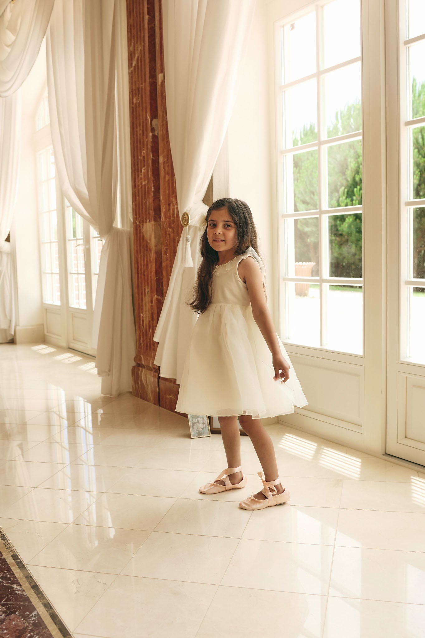 Adalyn Dress - Parchment