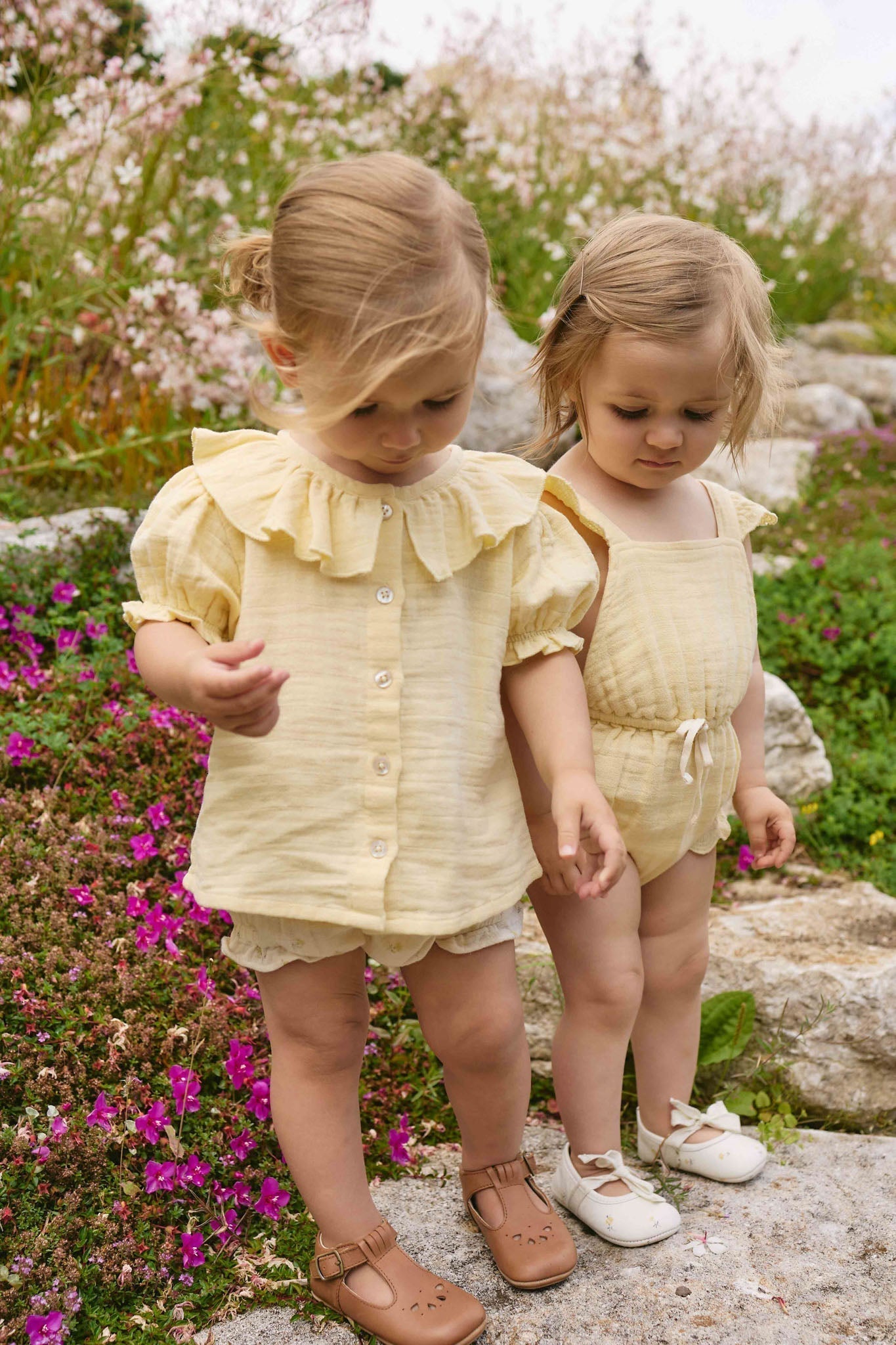 Organic Cotton Muslin Alora Top - Sunshine