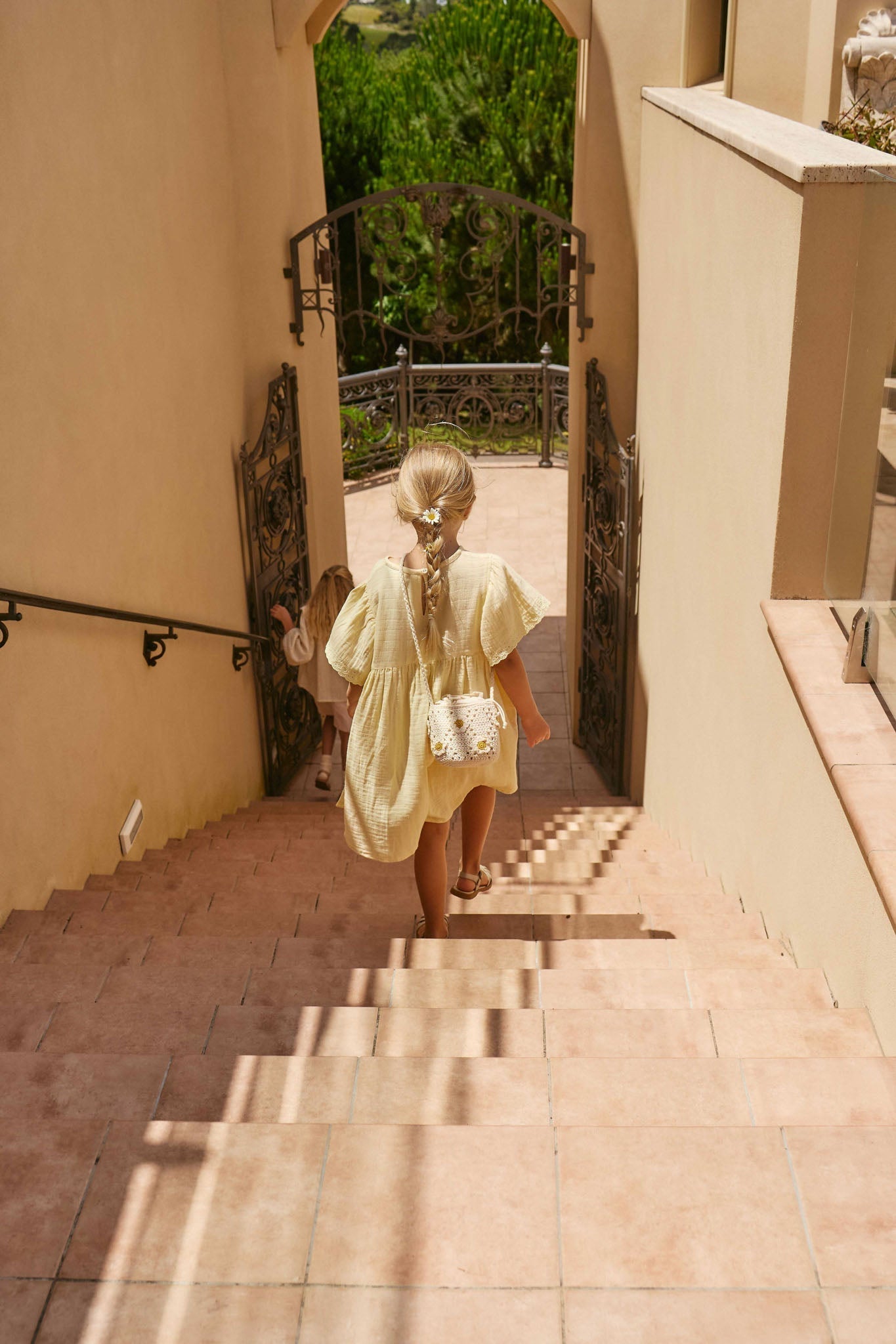 Organic Cotton Muslin Phillipa Dress - Sunshine