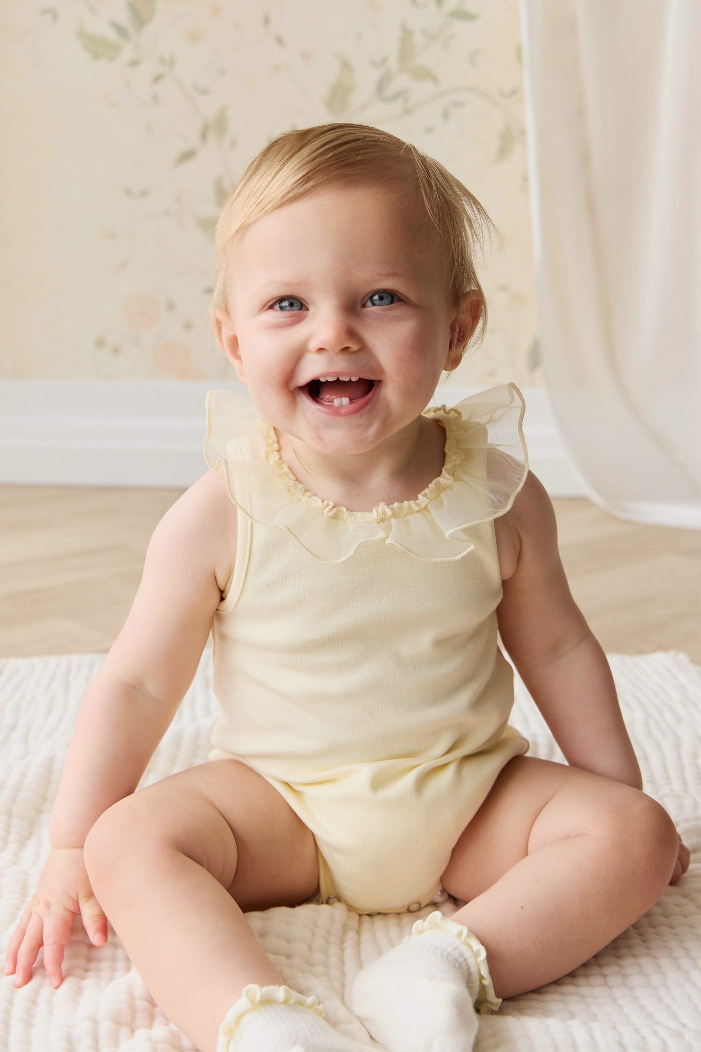Adalyn Playsuit - Lemon