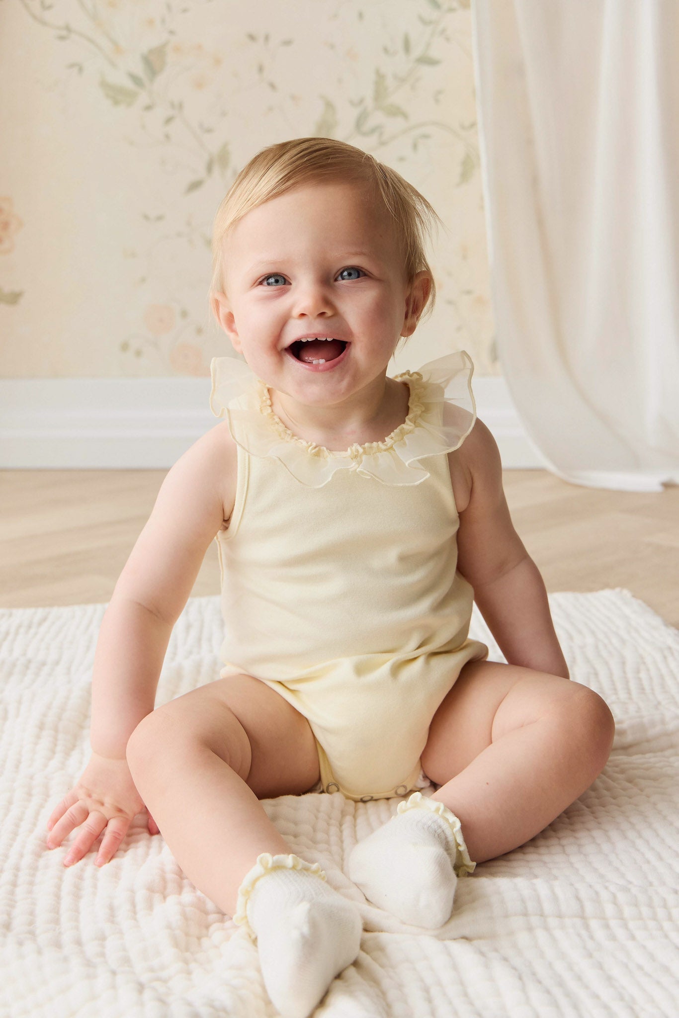 Adalyn Playsuit - Lemon