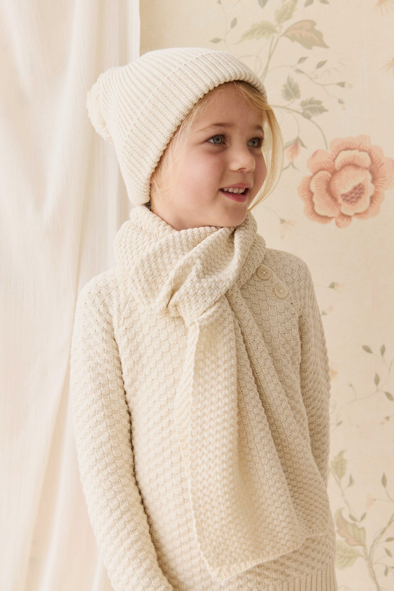 Simple Rib Beanie - Vanilla