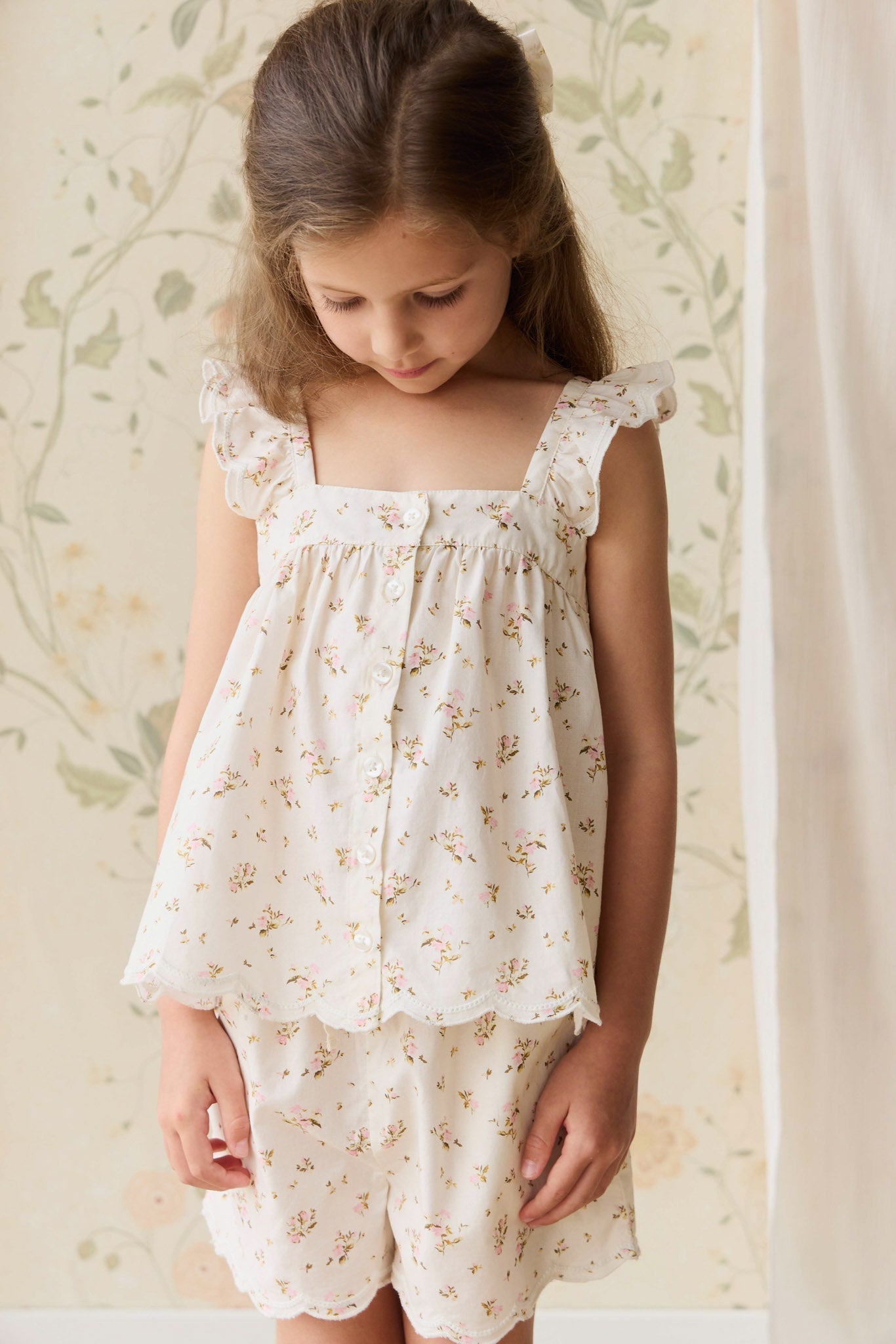 Organic Cotton Haylen Top - Bianca Antique