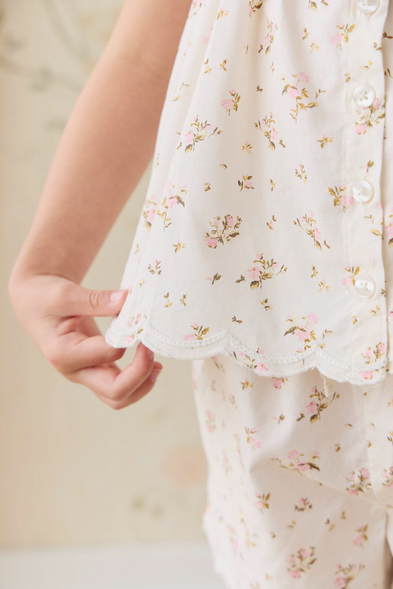 Organic Cotton Haylen Top - Bianca Antique