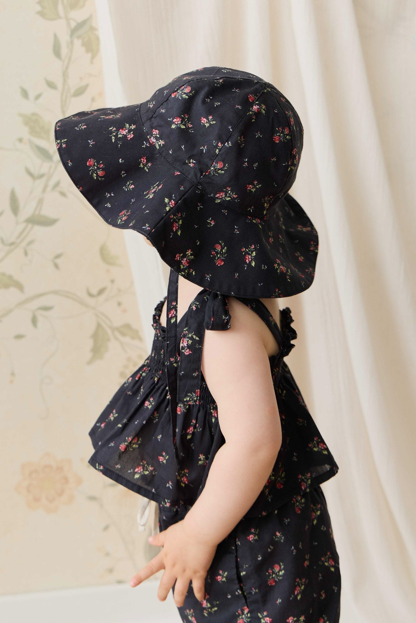 Organic Cotton Noelle Hat - Bianca Noir