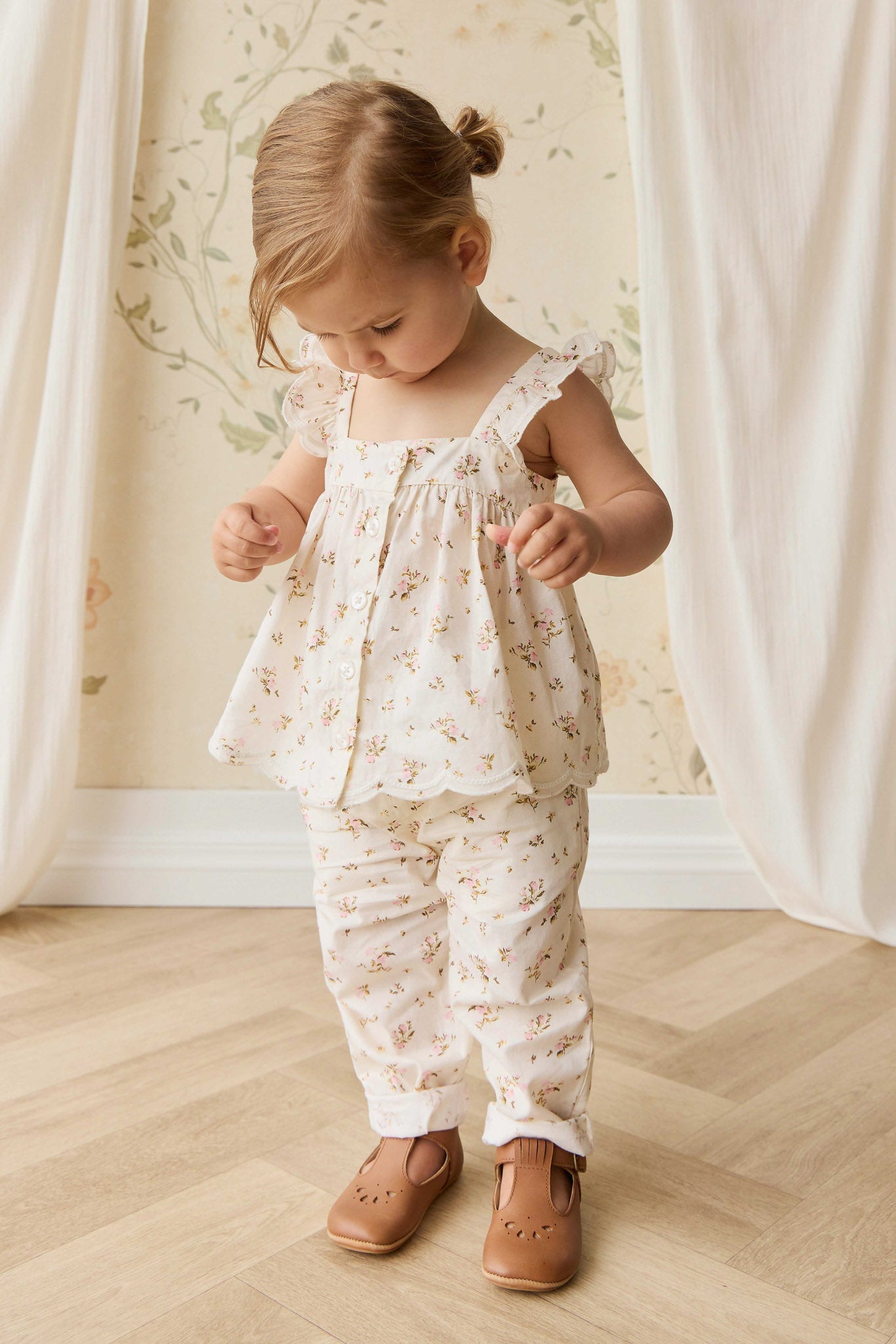 Organic Cotton Haylen Top - Bianca Antique