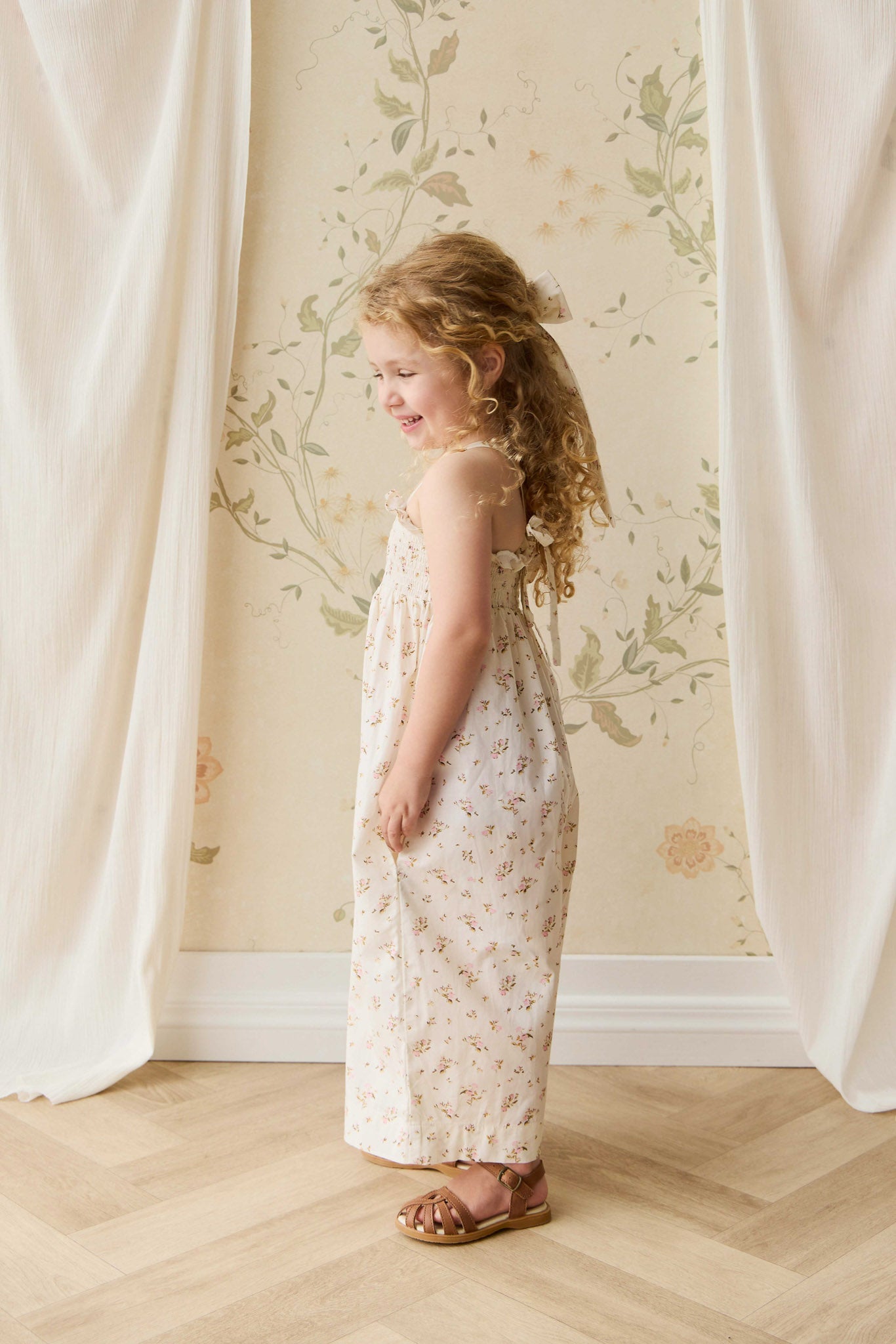 Organic Cotton Arabella Jumpsuit - Bianca Antique
