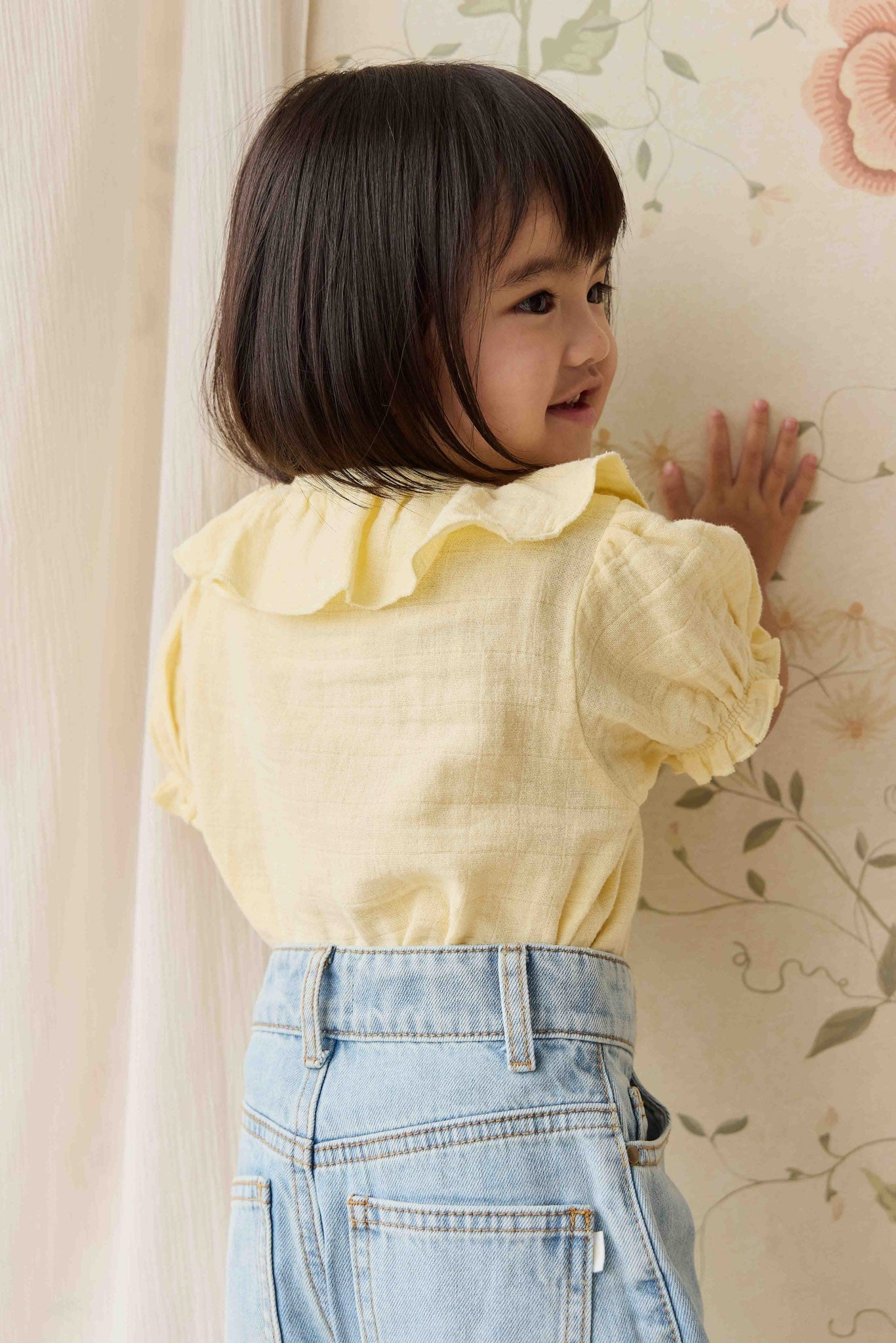 Organic Cotton Muslin Alora Top - Sunshine
