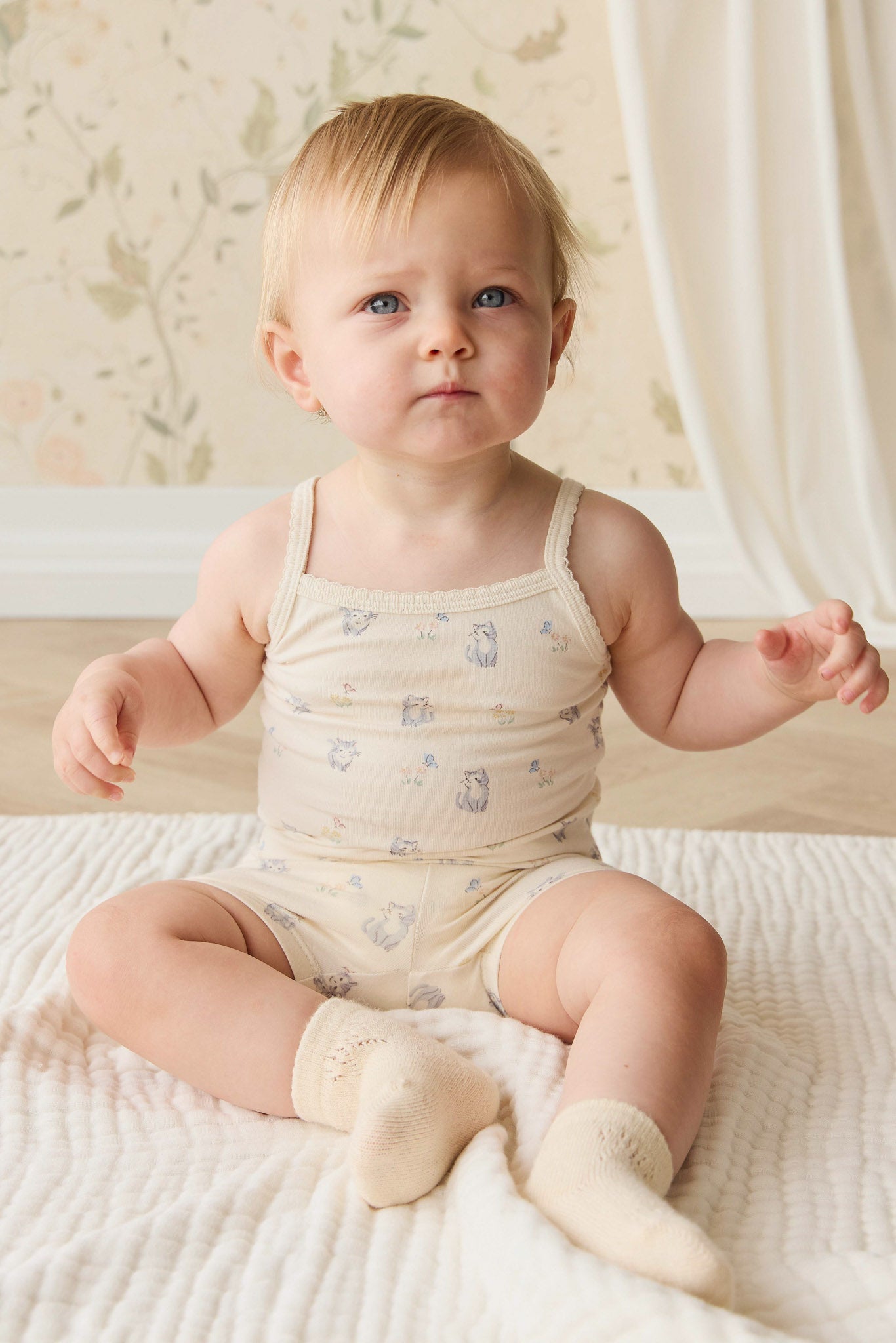 Organic Cotton Jude Singlet Pyjama Set - Charlies Butterflies