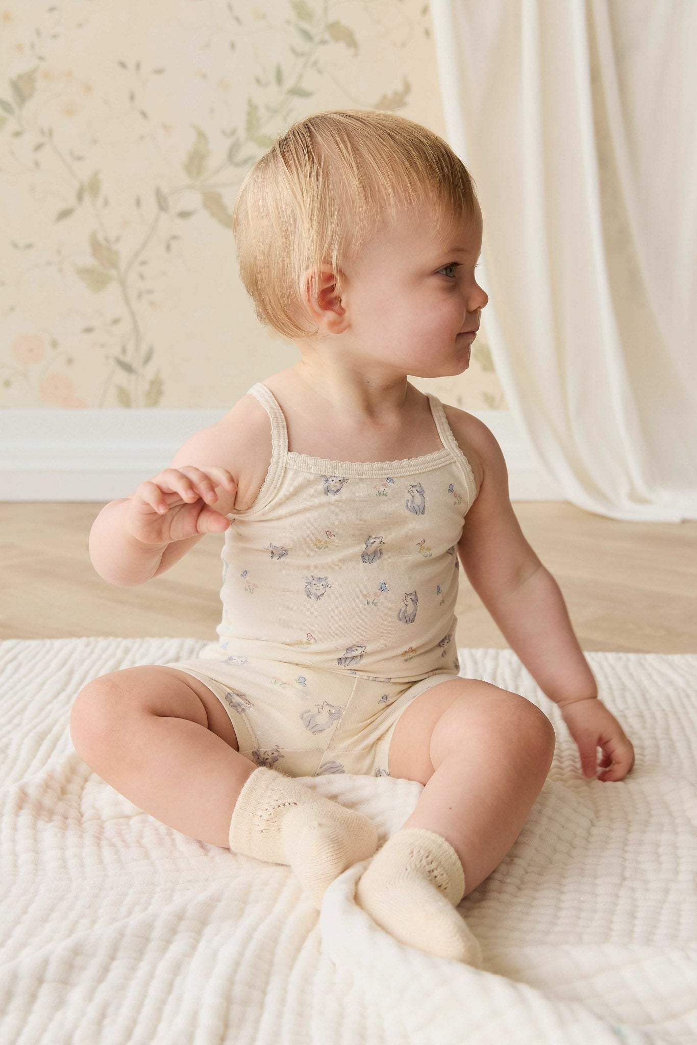 Organic Cotton Jude Singlet Pyjama Set - Charlies Butterflies