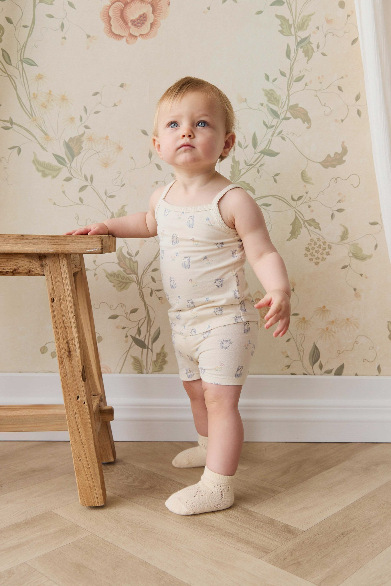 Organic Cotton Jude Singlet Pyjama Set - Charlies Butterflies