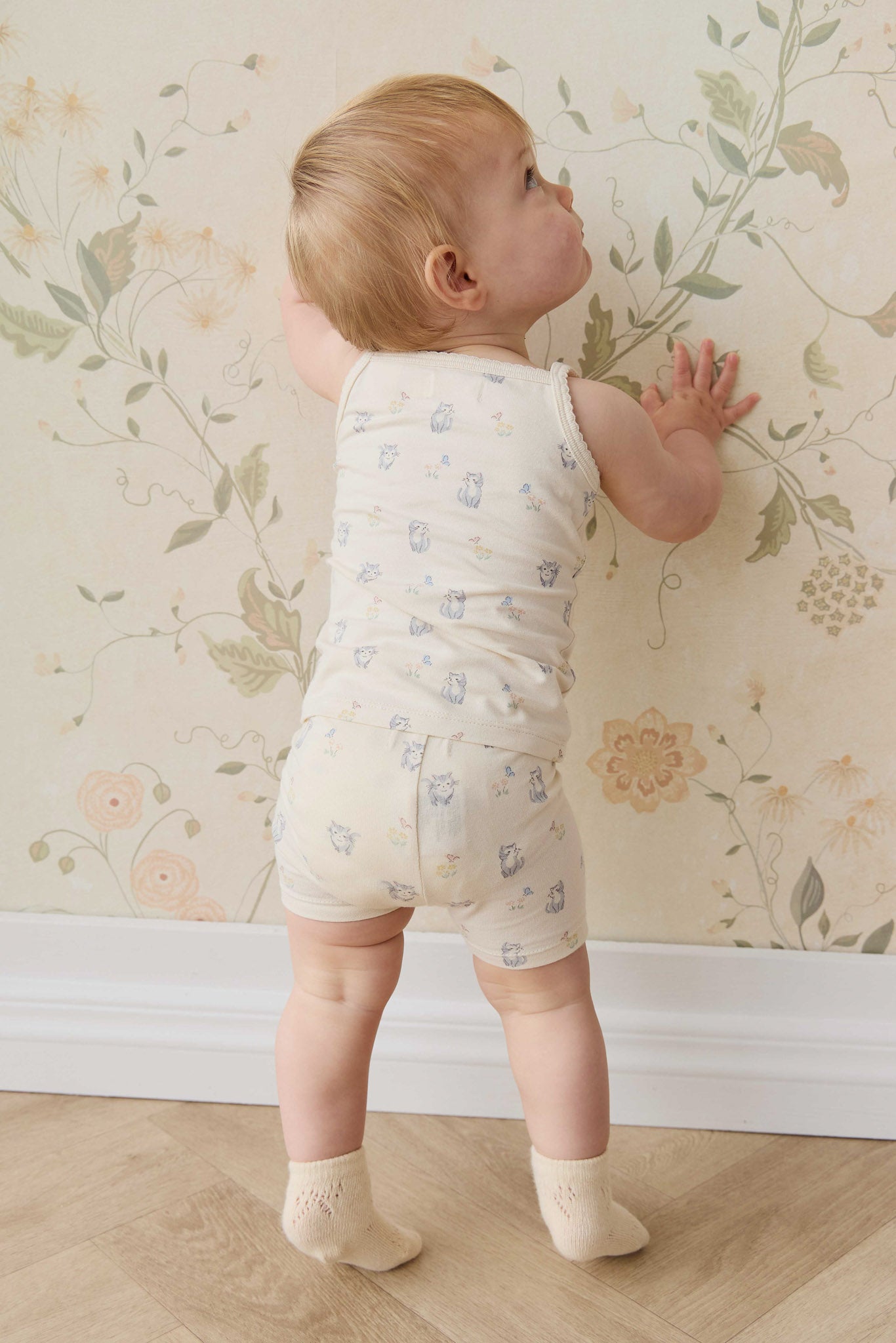 Organic Cotton Jude Singlet Pyjama Set - Charlies Butterflies
