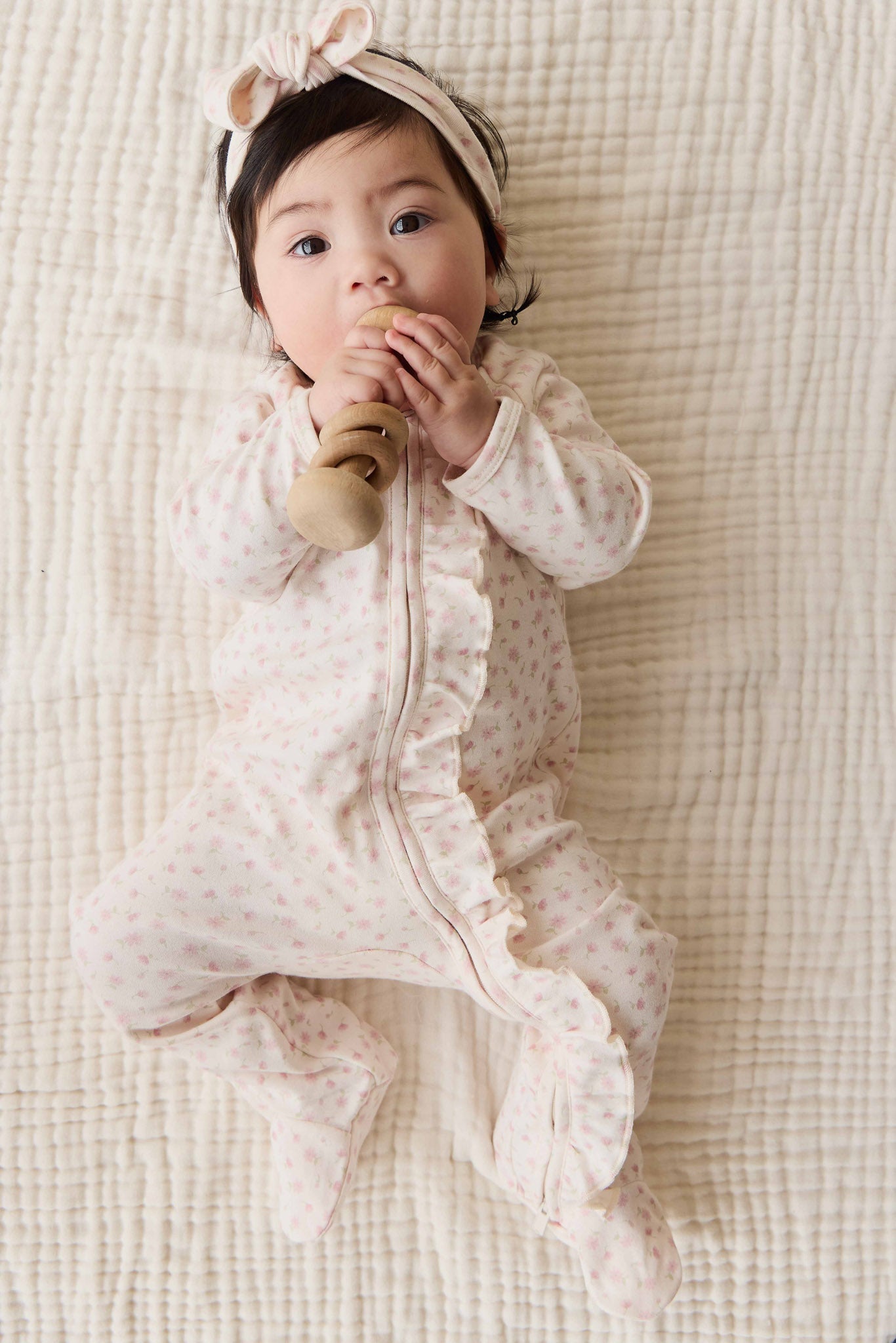 Organic Cotton Melanie Onepiece - Victoria Blush