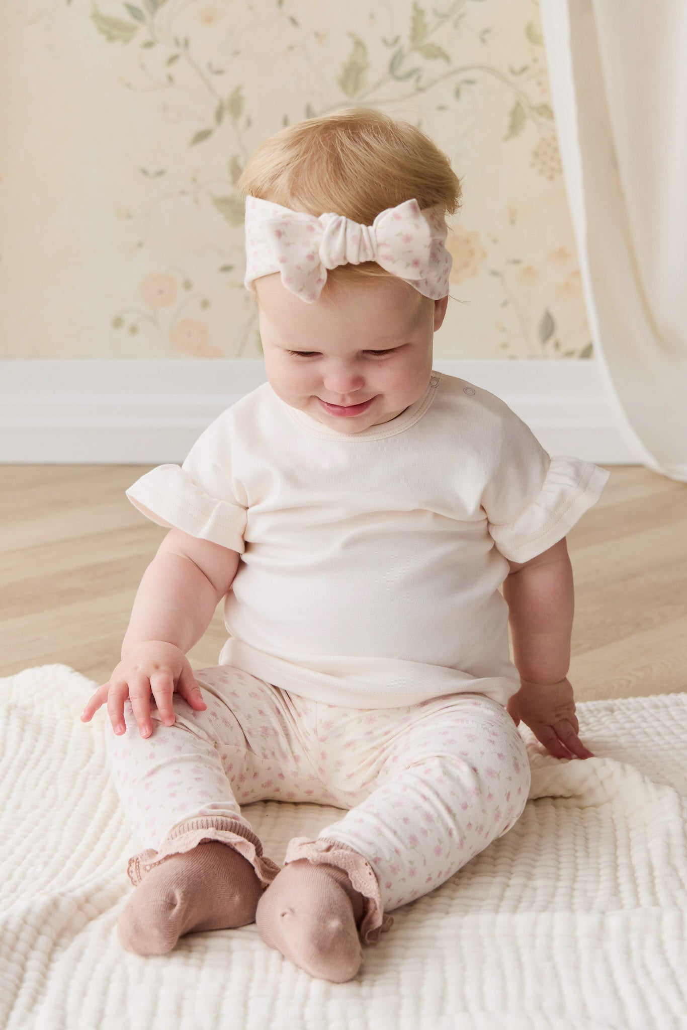 Organic Cotton Headband - Victoria Blush
