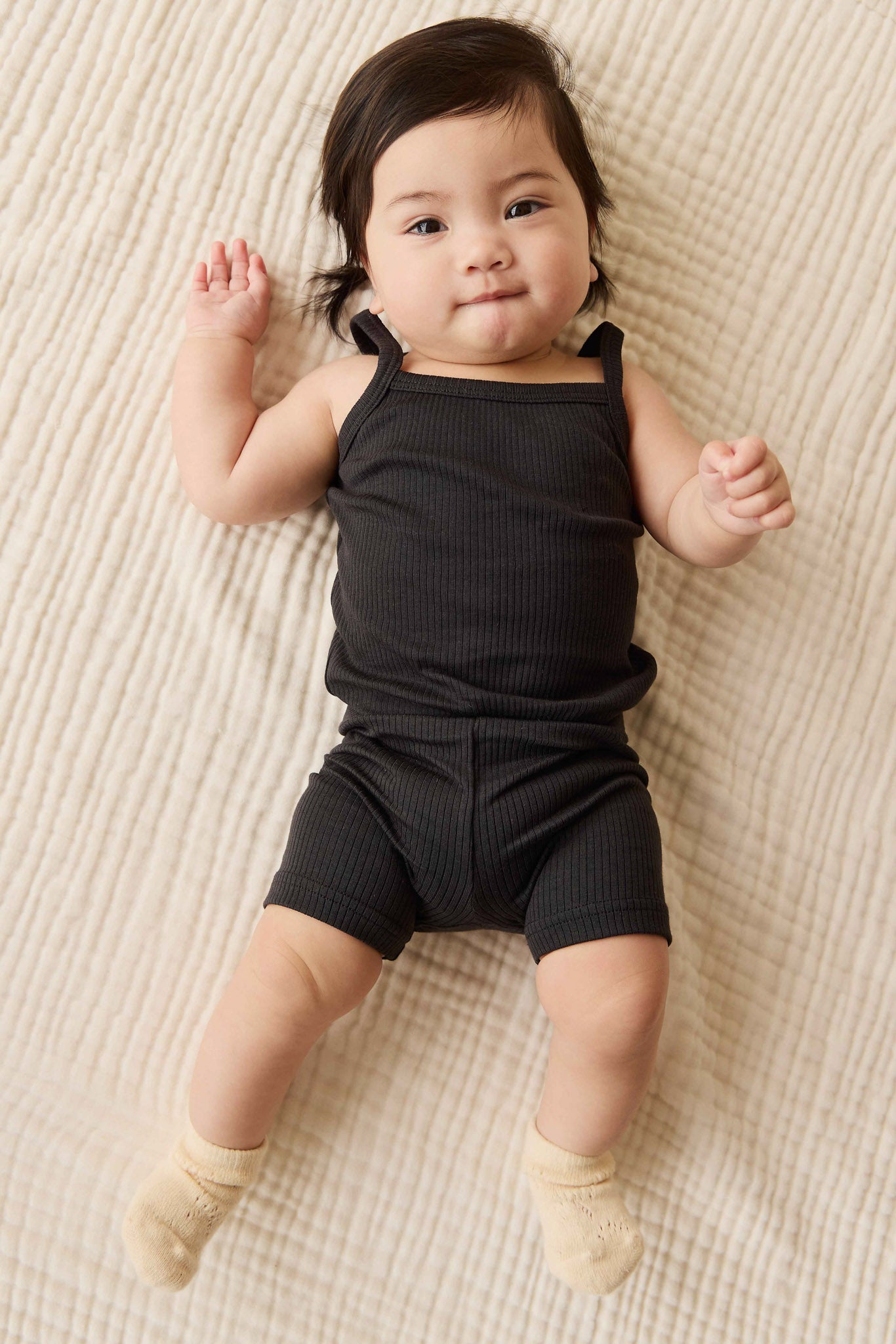 Organic Cotton Modal Elisa Bike Short - Ebony