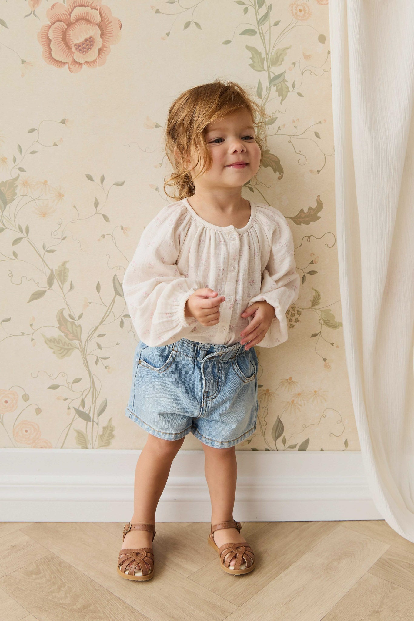 Kora Short - Antique Blue
