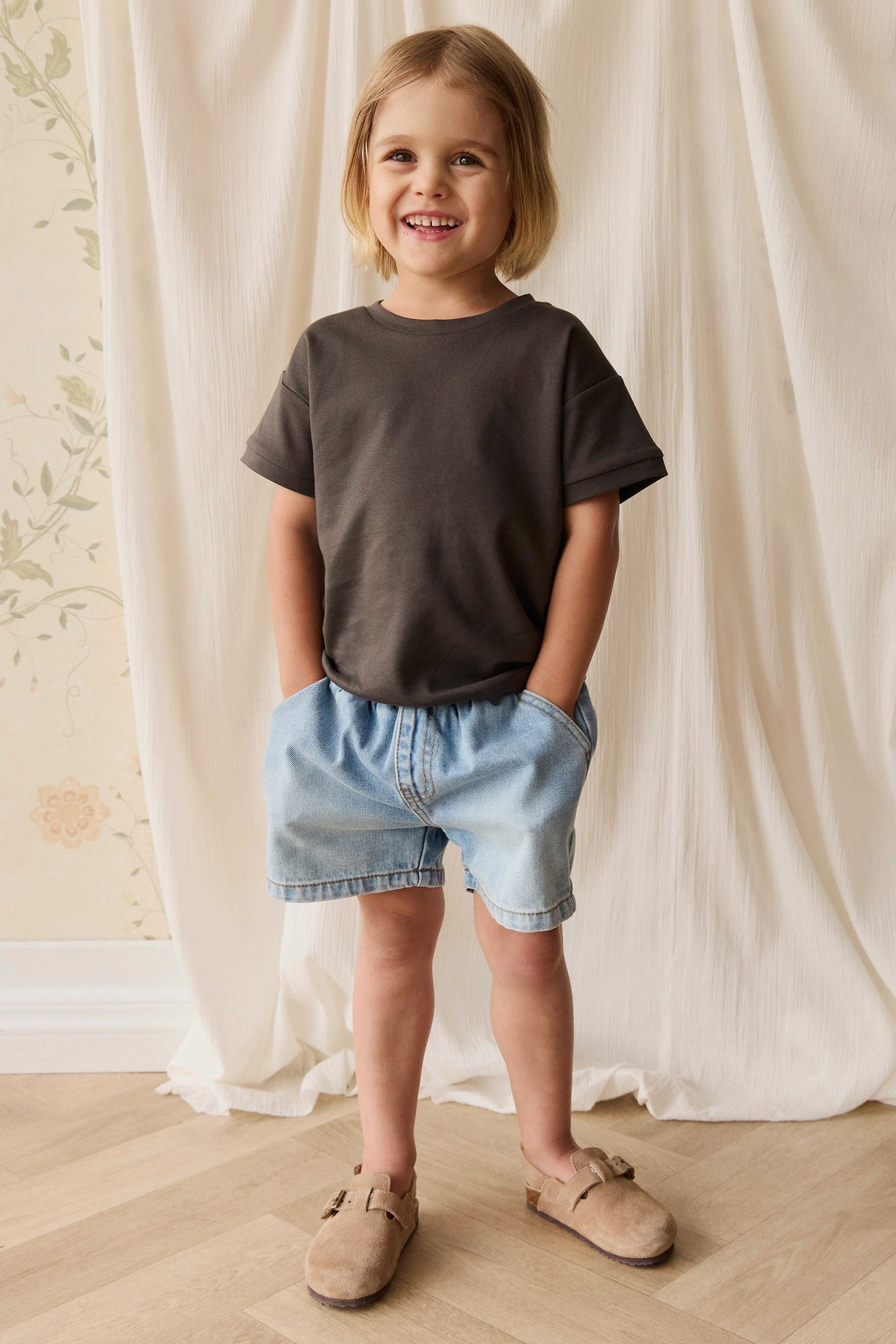 Reid Denim Short - Antique Blue