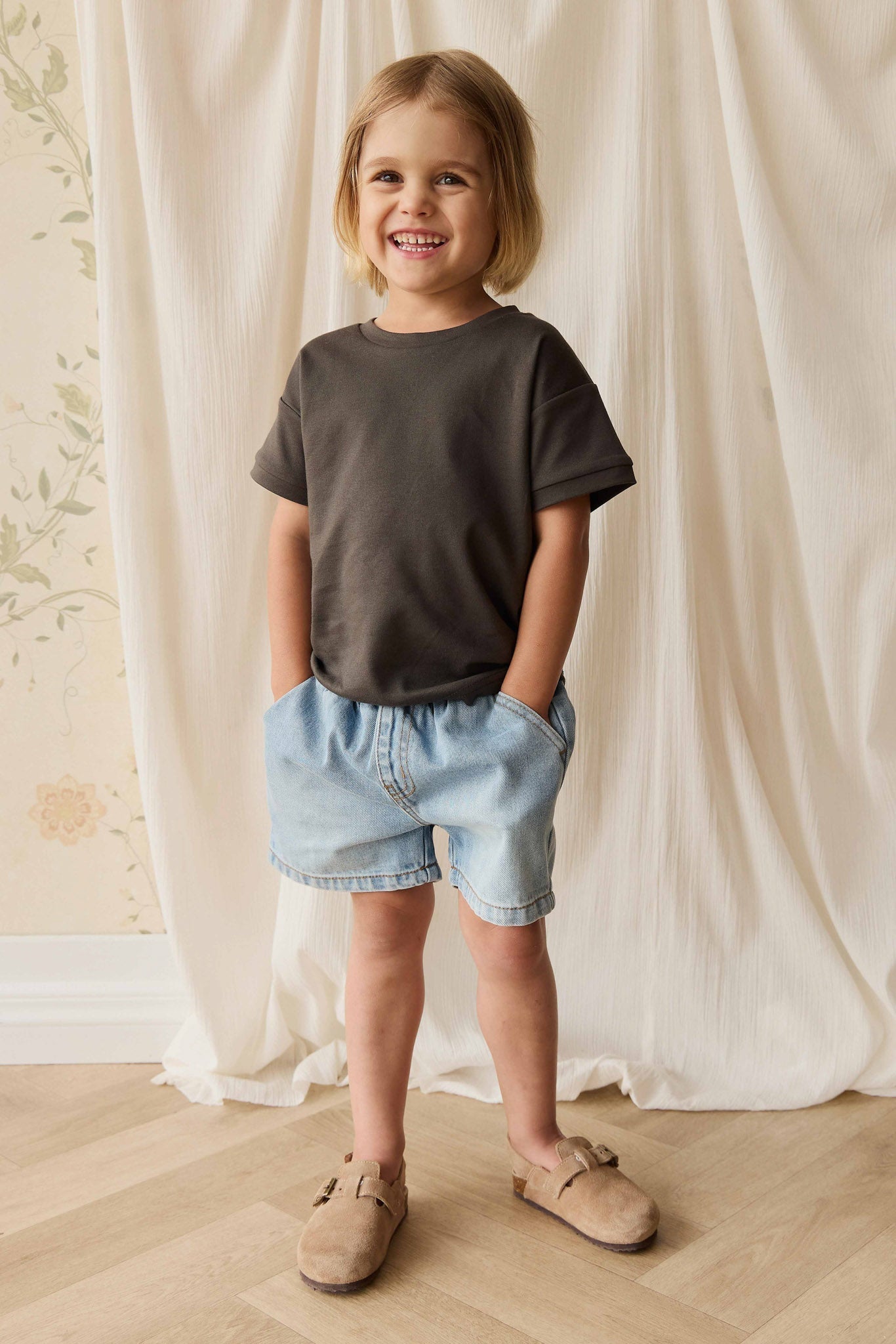 Pima Cotton Eddie Tee - Bistre