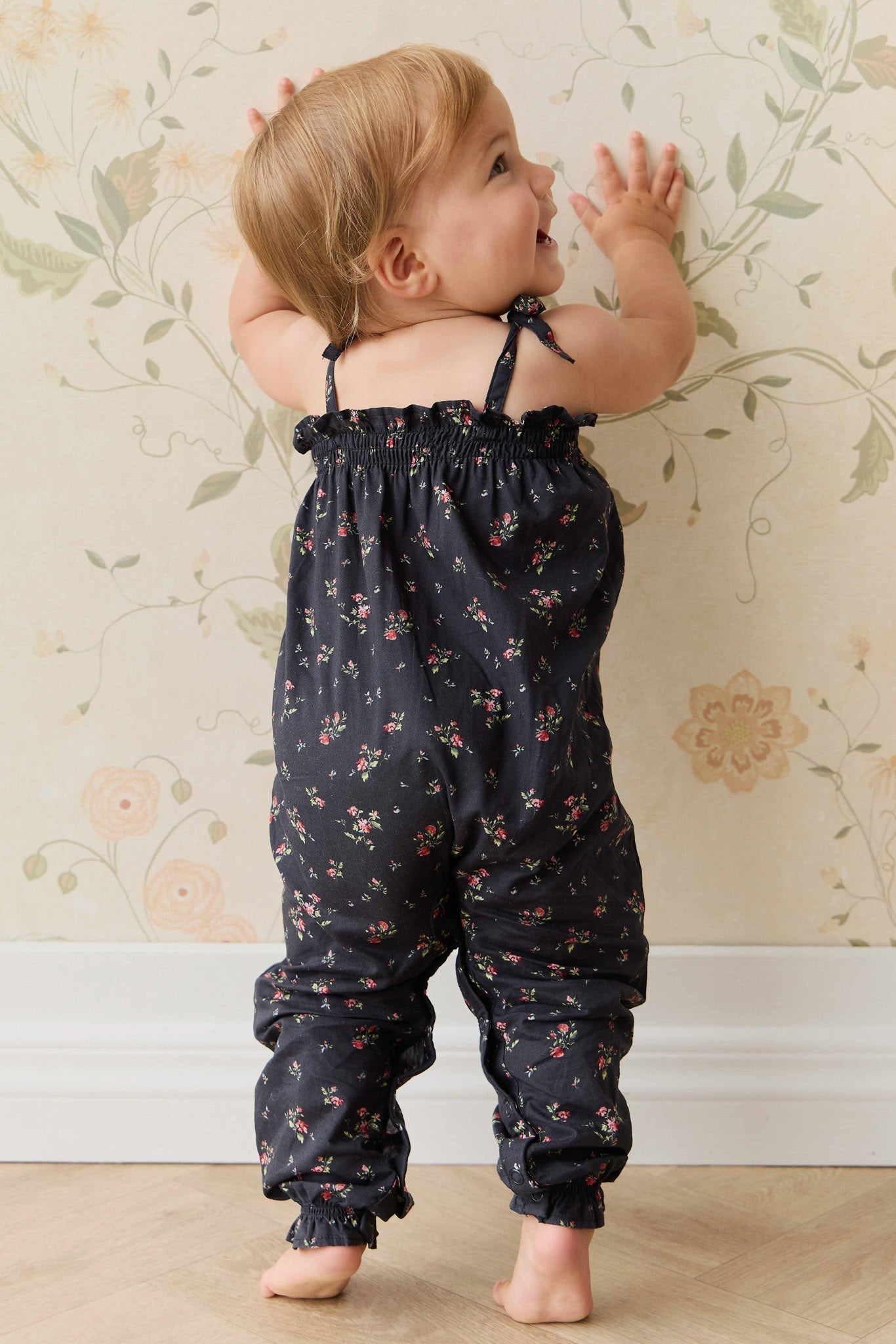 Organic Cotton Myla Jumpsuit - Bianca Noir