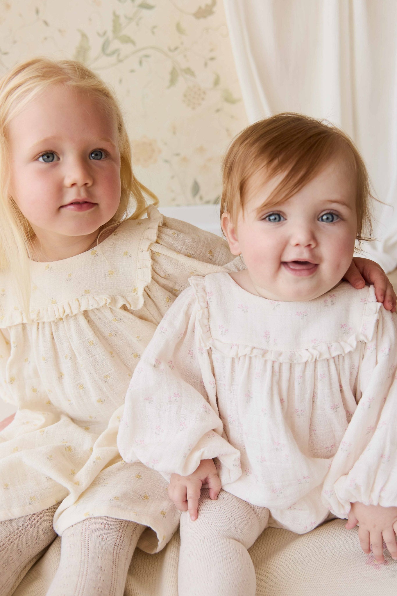 Organic Cotton Muslin Frances Playsuit - Pauline Pink