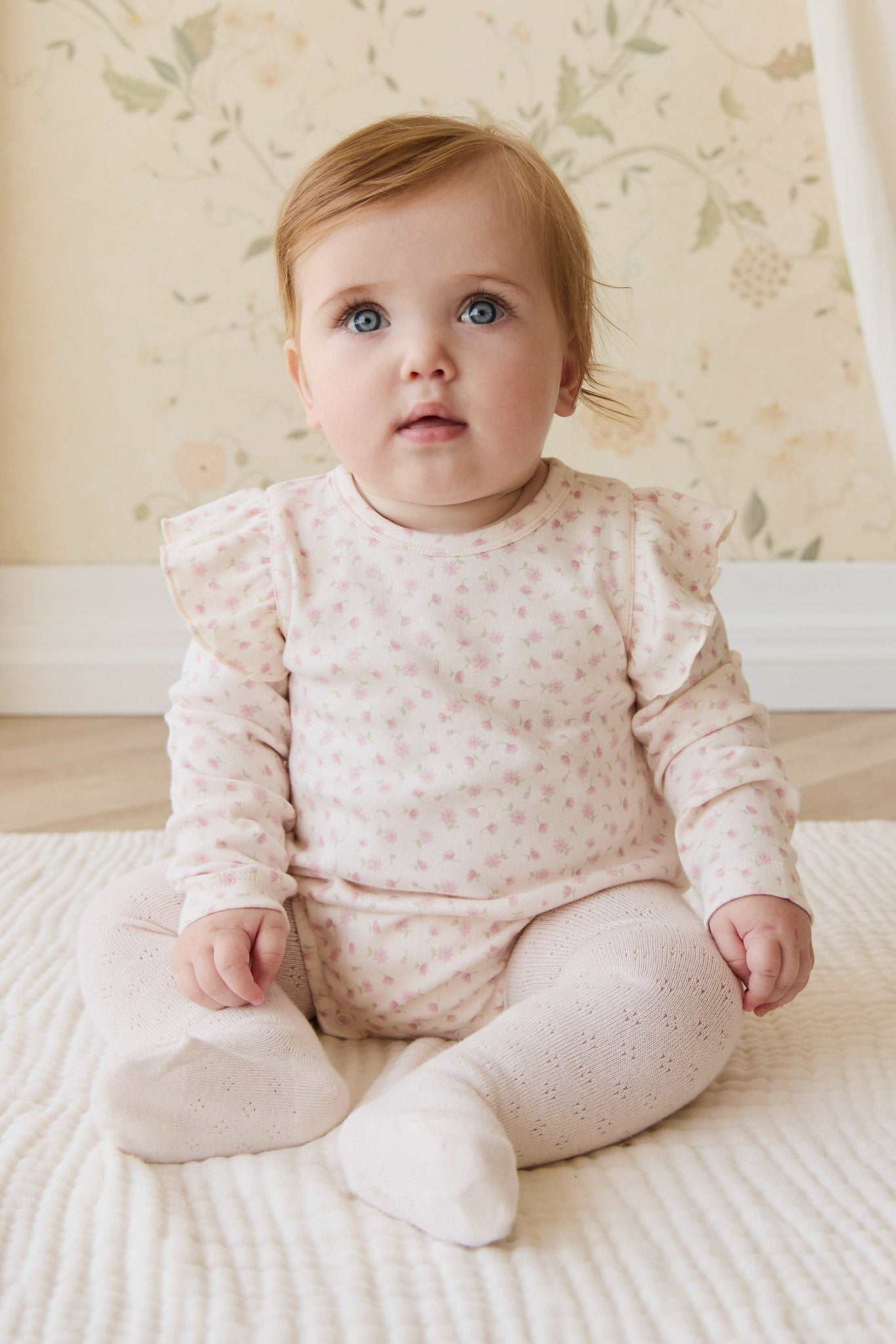 Organic Cotton Kinley Playsuit - Victoria Blush