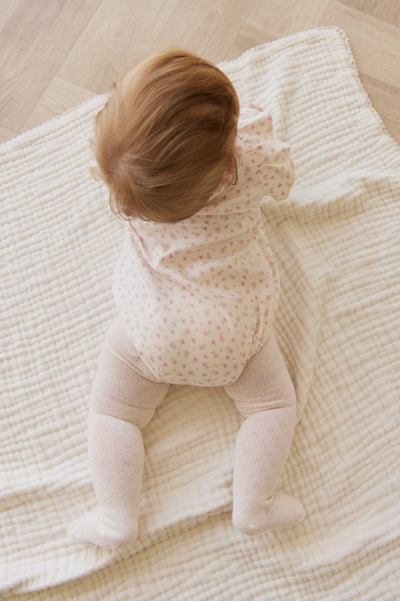 Organic Cotton Kinley Playsuit - Victoria Blush