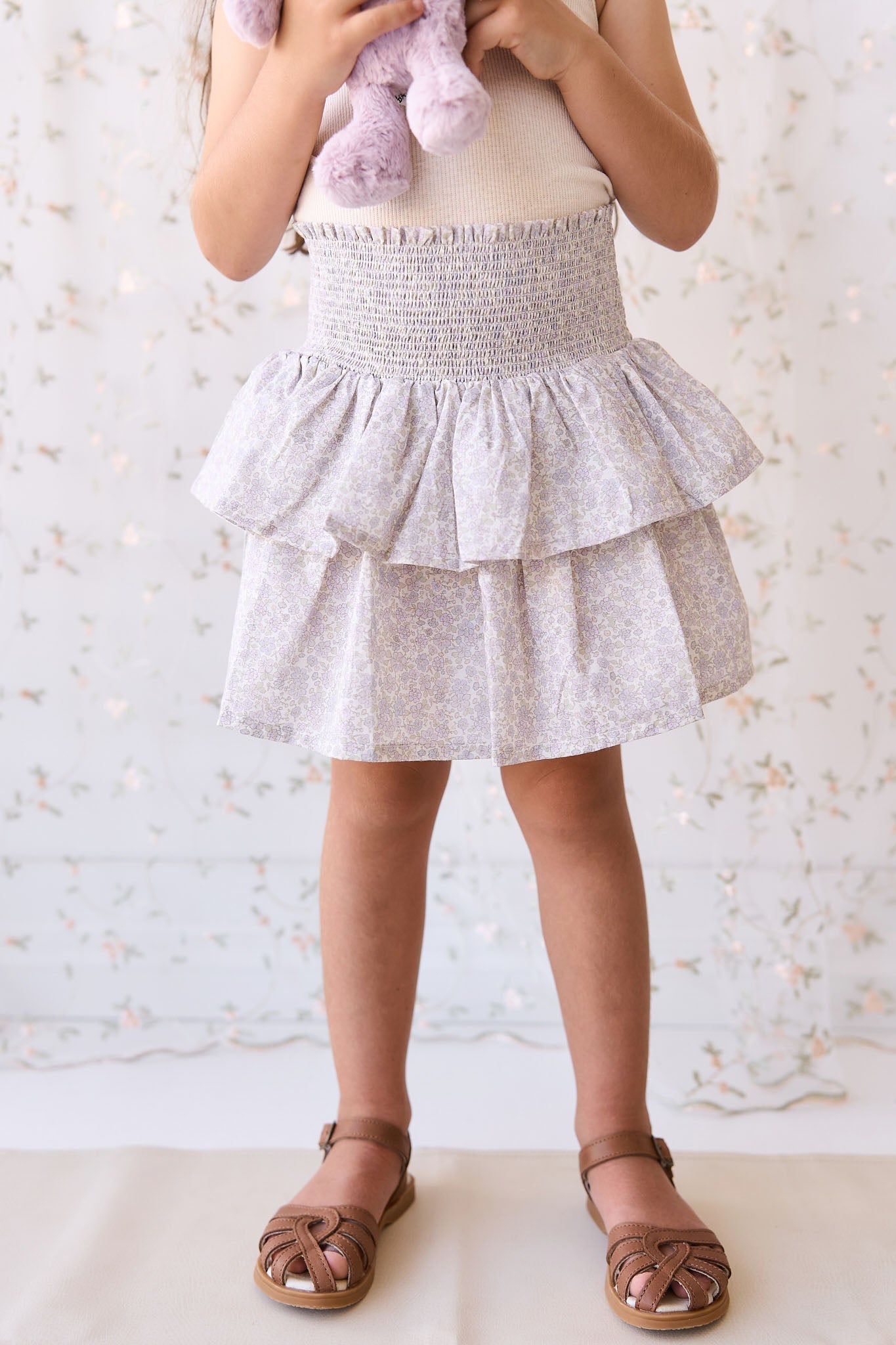 Organic Cotton Samantha Skirt - Chloe Lavender