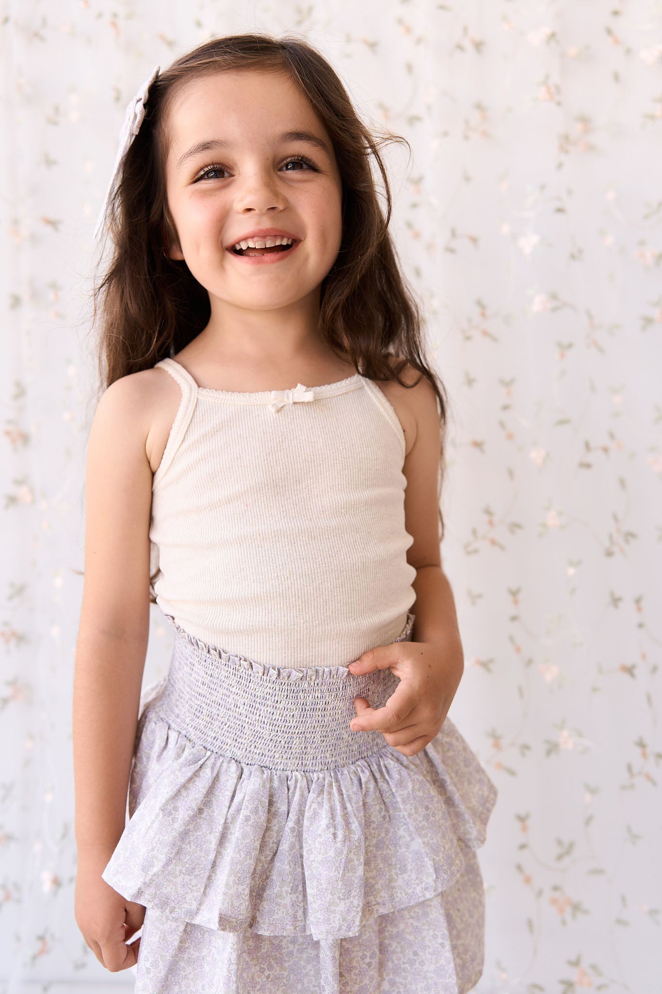 Organic Cotton Samantha Skirt - Chloe Lavender