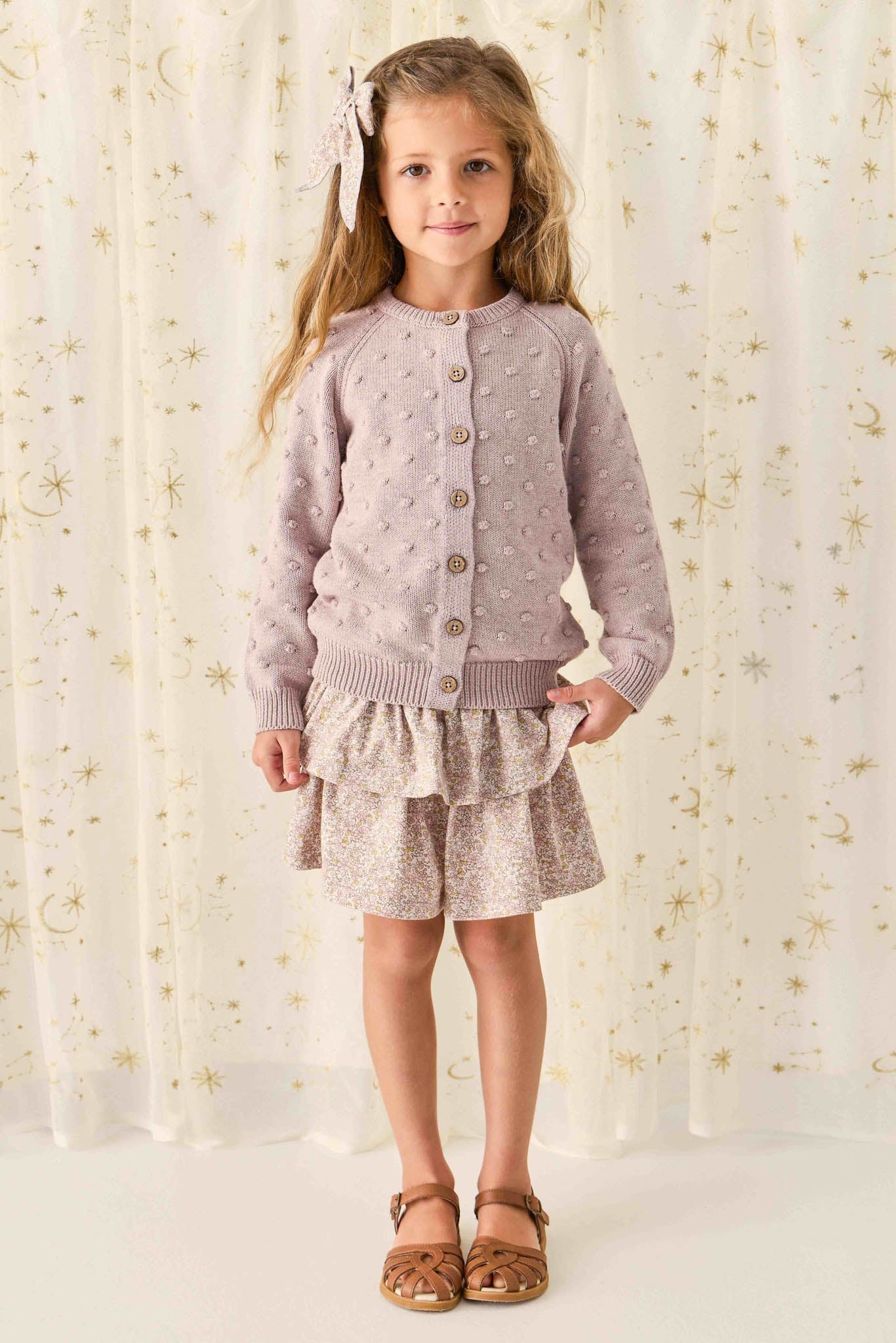 Organic Cotton Ruby Skirt - Chloe Lilac