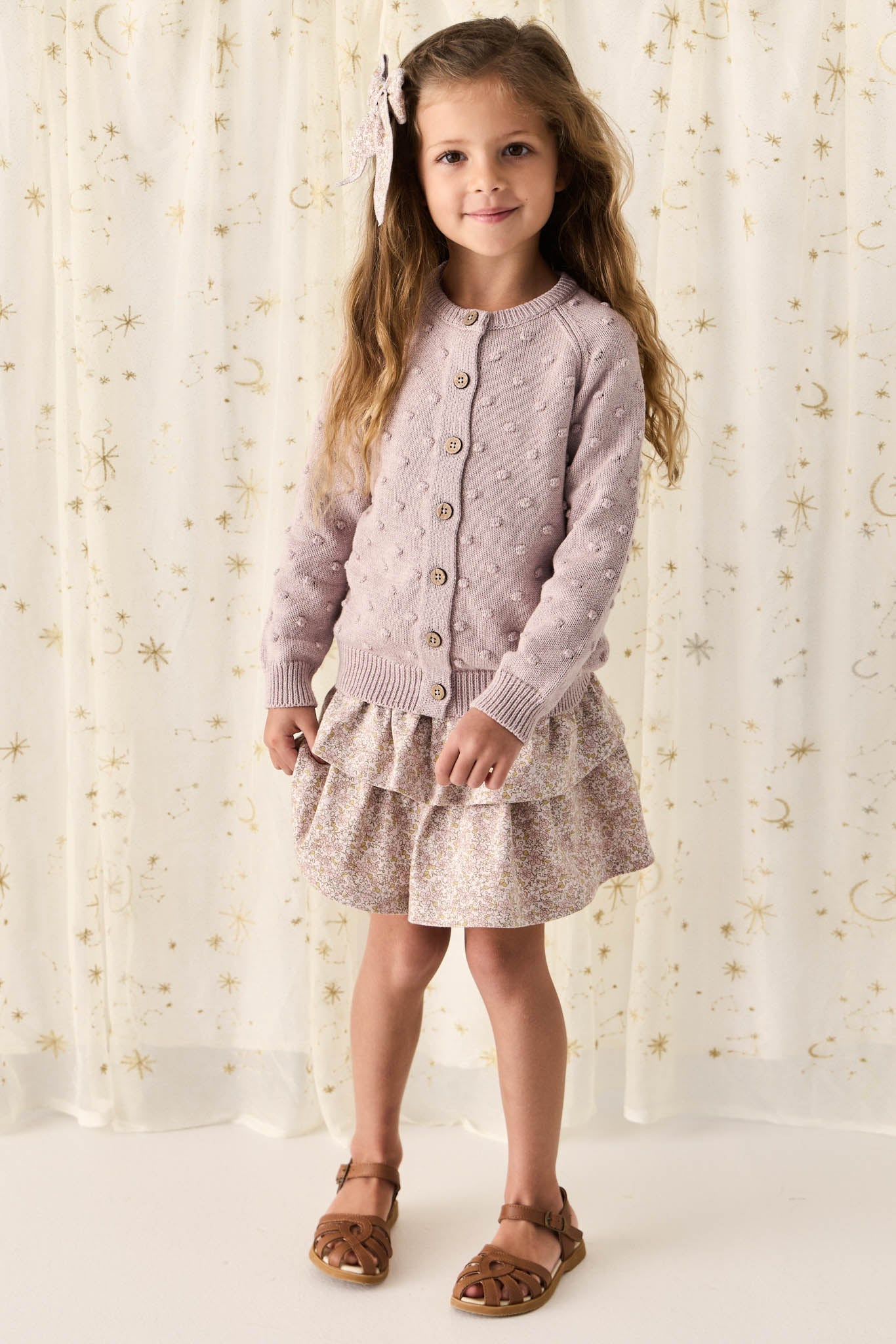 Organic Cotton Ruby Skirt - Chloe Lilac