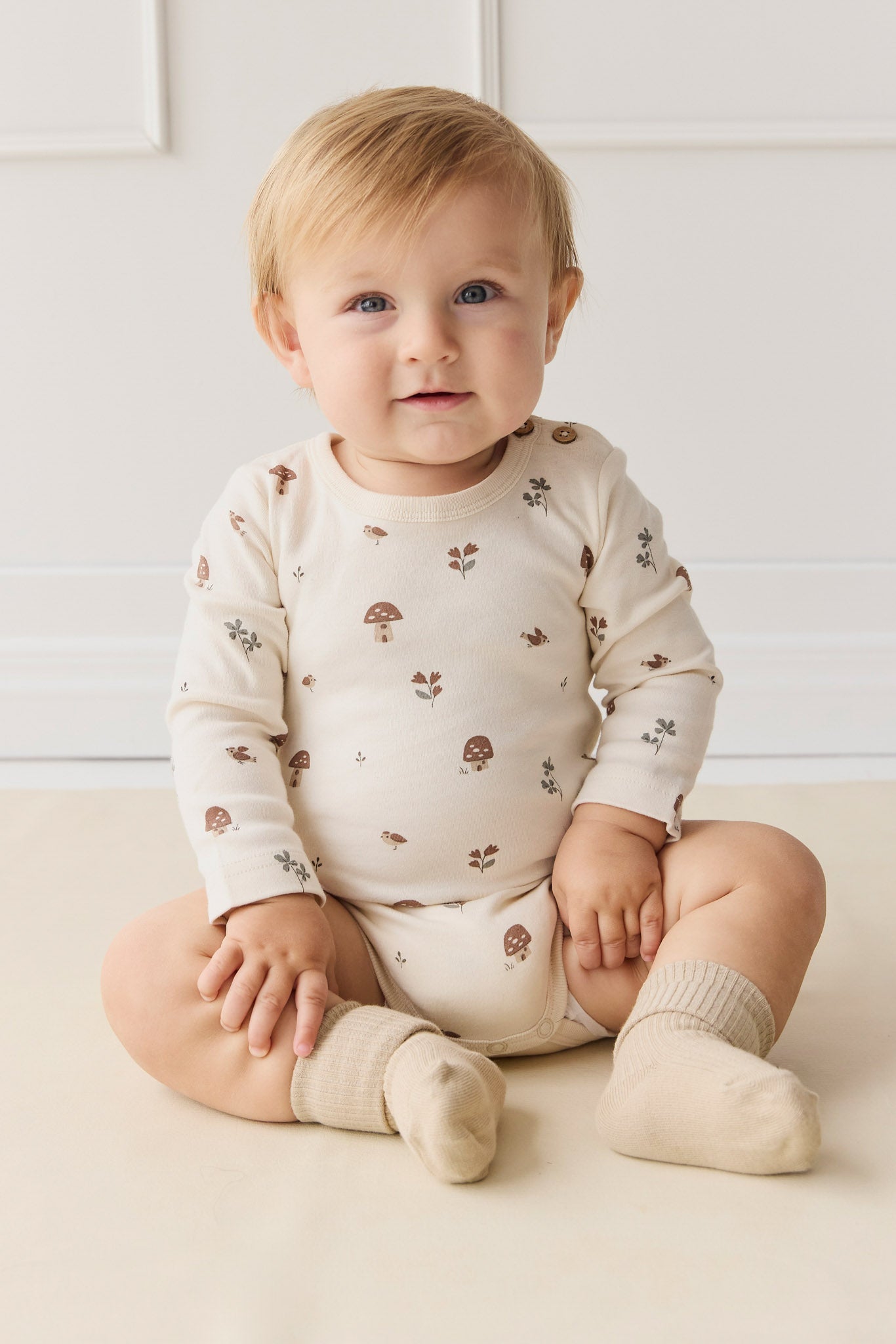 Organic Cotton Fernley Bodysuit - Le Champignon