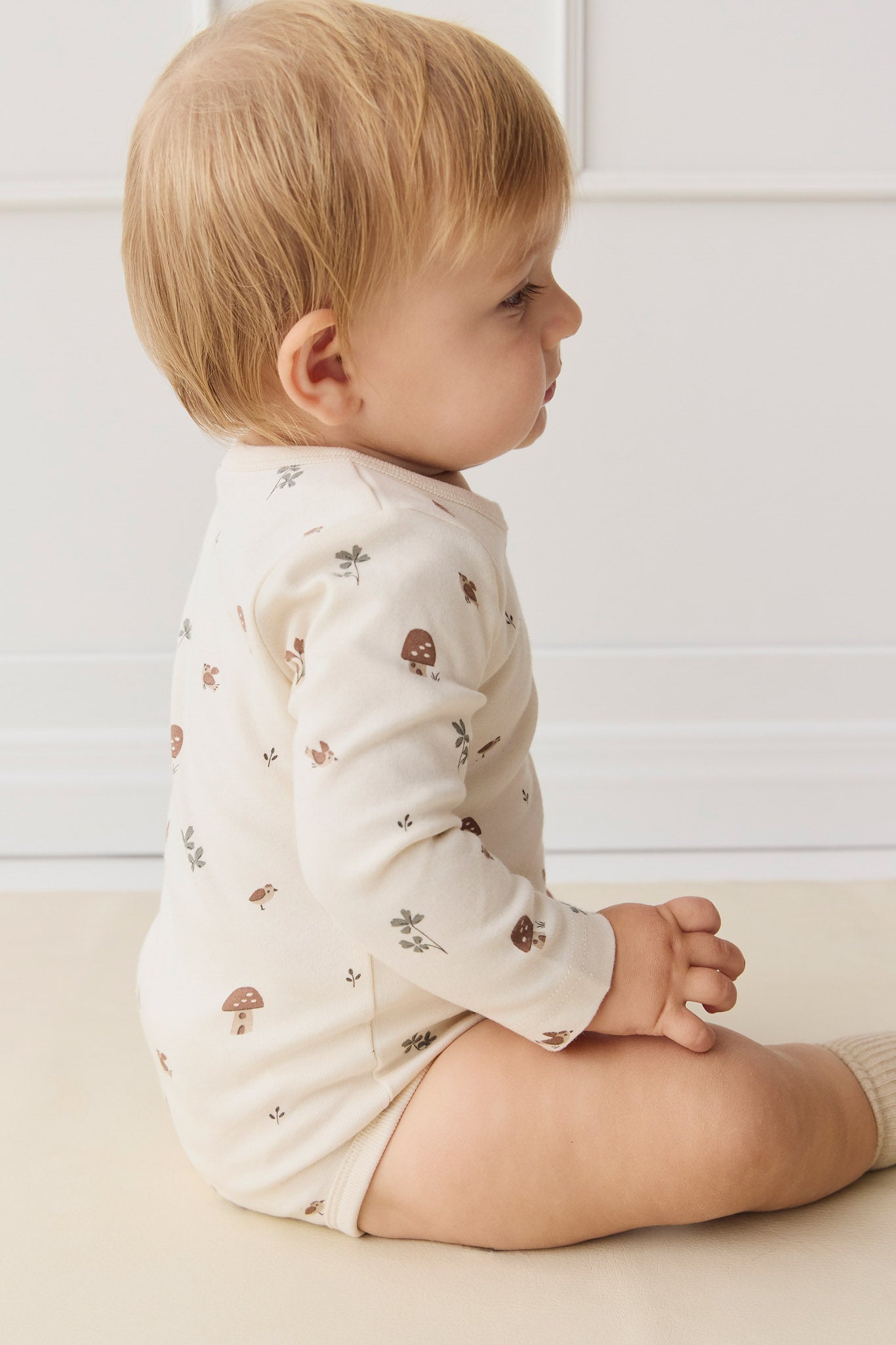 Organic Cotton Fernley Bodysuit - Le Champignon