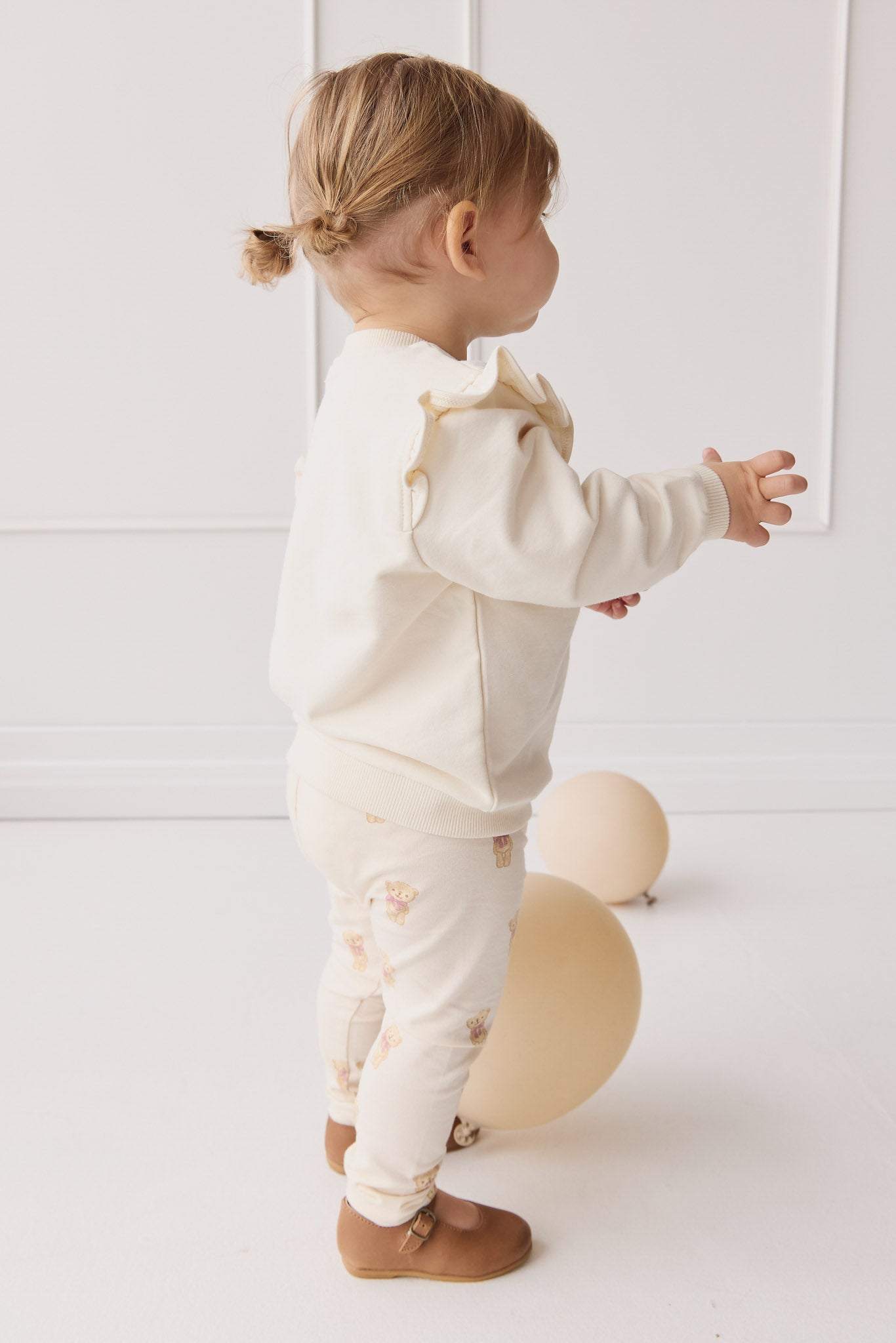Organic Cotton Maple Sweatshirt - Cloud Little Georgie