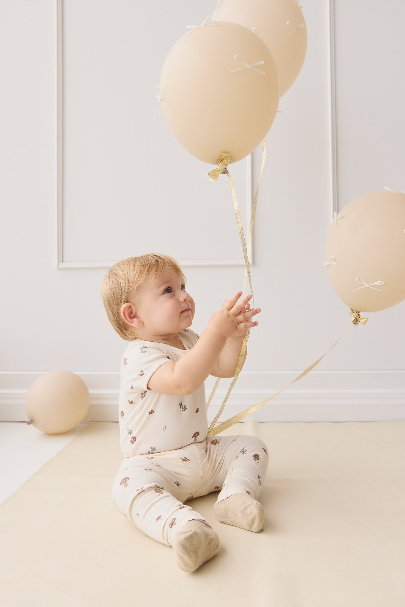 Organic Cotton Hudson Short Sleeve Bodysuit - Le Champignon