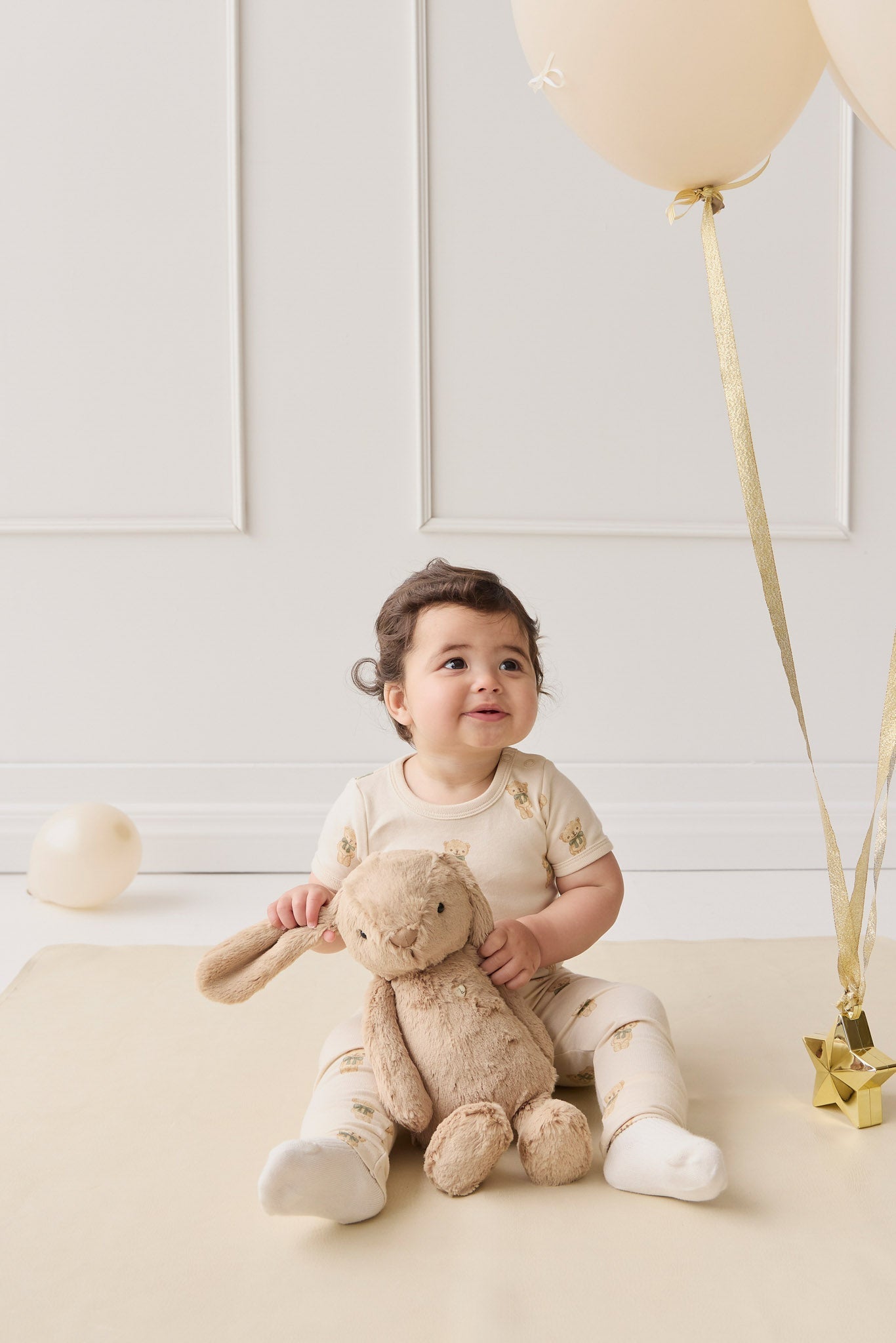 Organic Cotton Hudson Short Sleeve Bodysuit - Little Ted