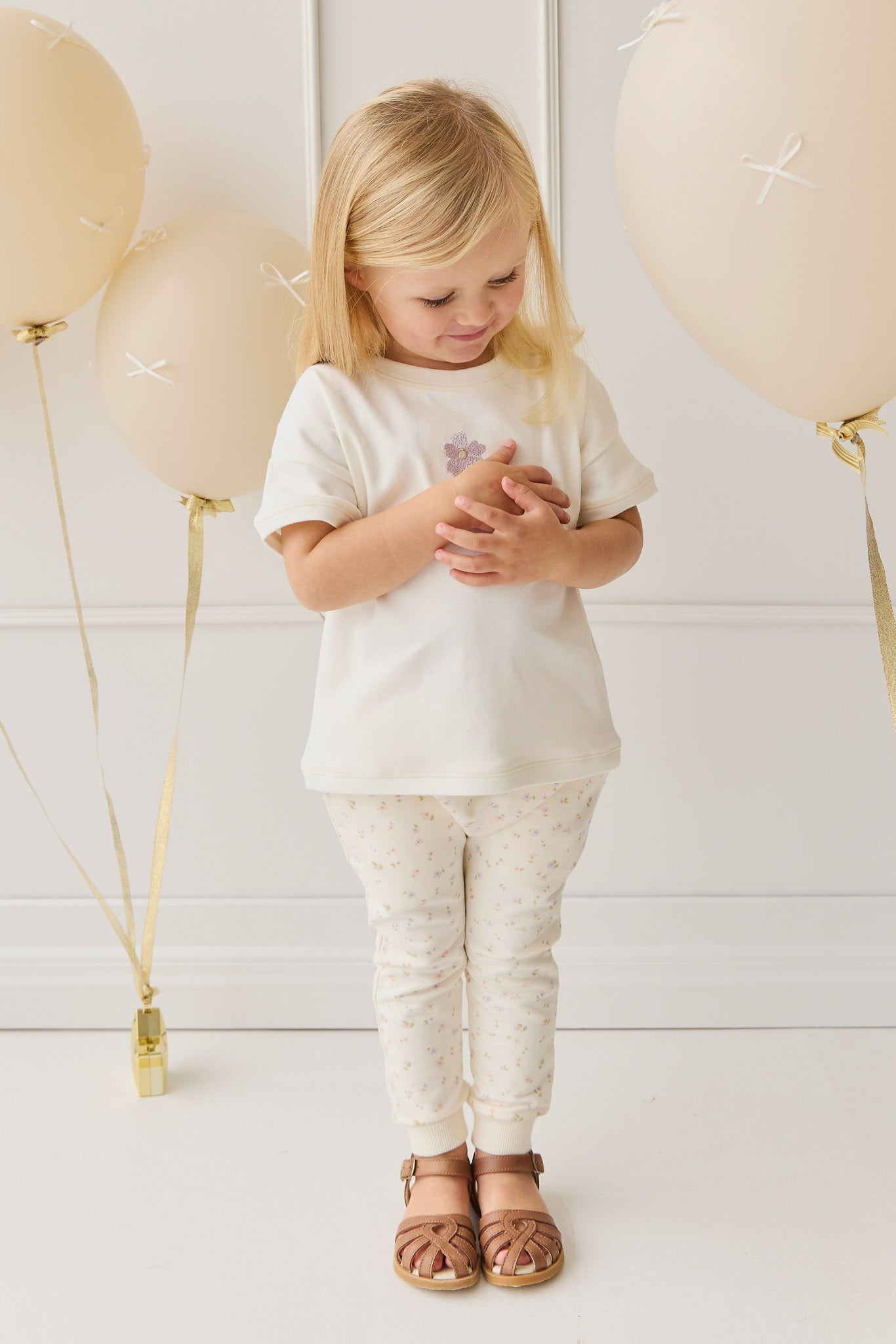 Organic Cotton Morgan Track Pant - Briella Whisper