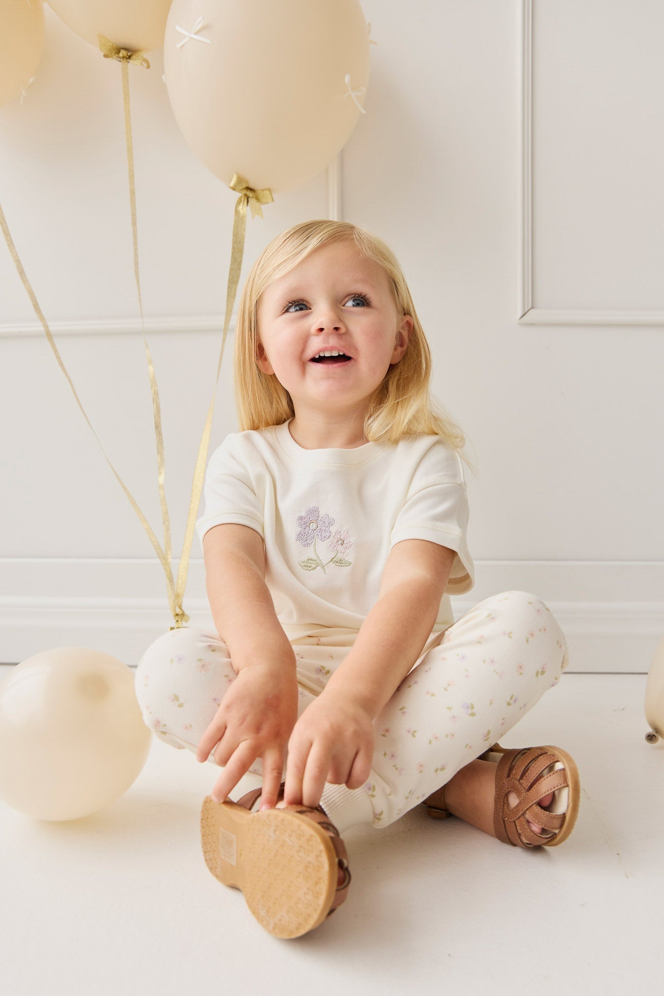 Organic Cotton Morgan Track Pant - Briella Whisper