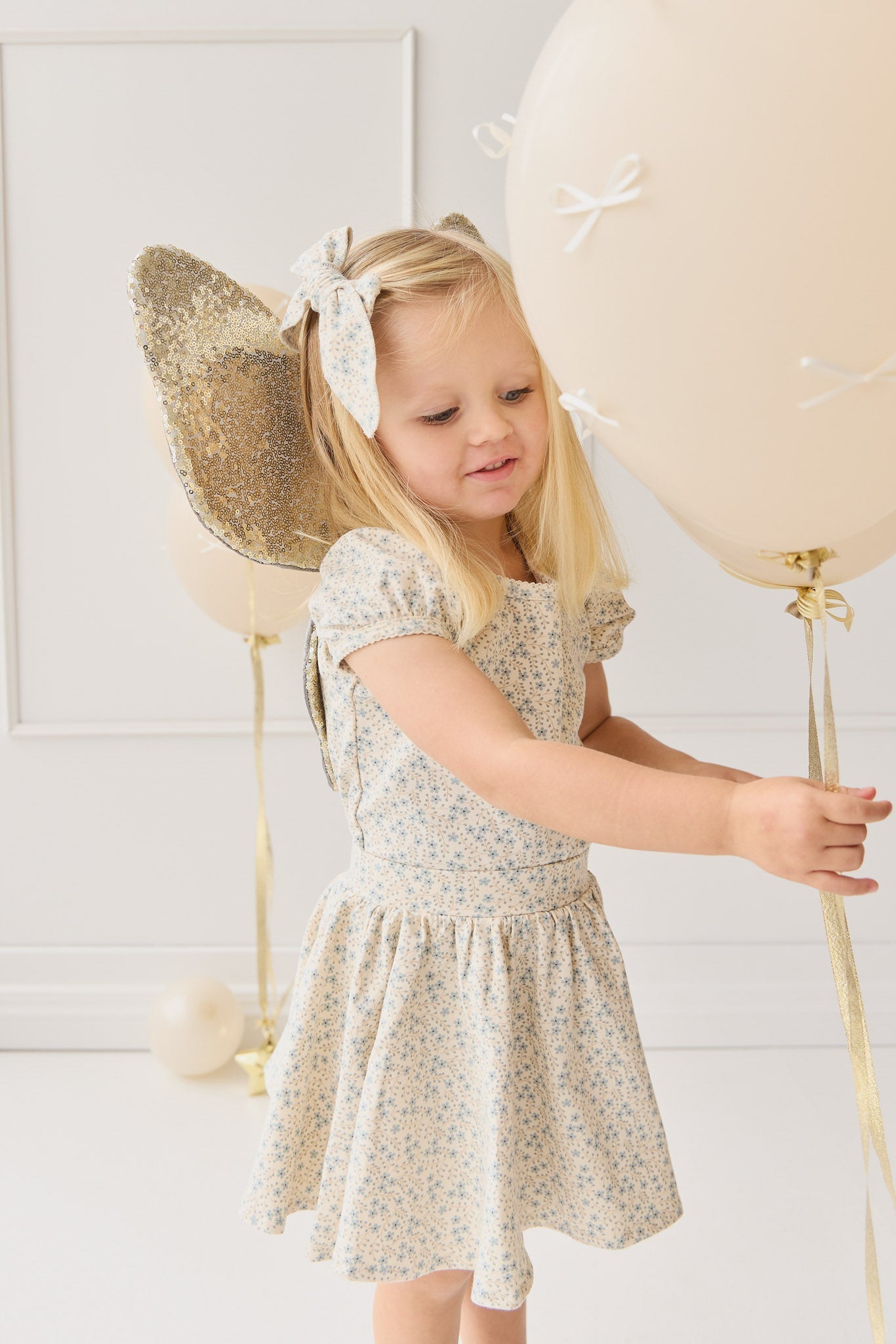 Organic Cotton Meadow Skirt - Adnola Floral