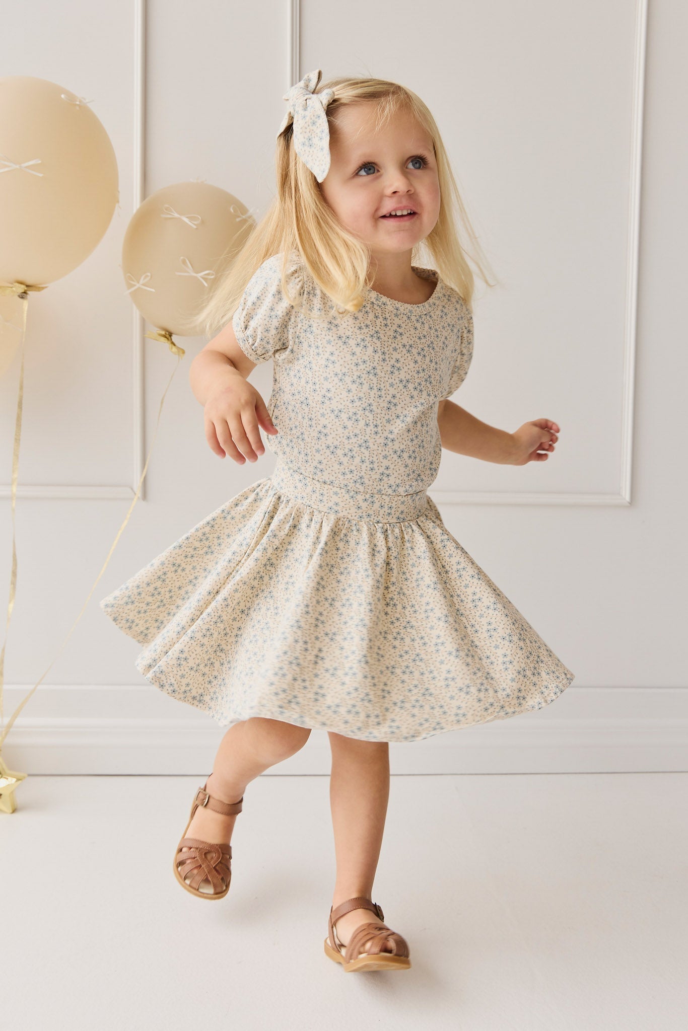 Organic Cotton Meadow Skirt - Adnola Floral