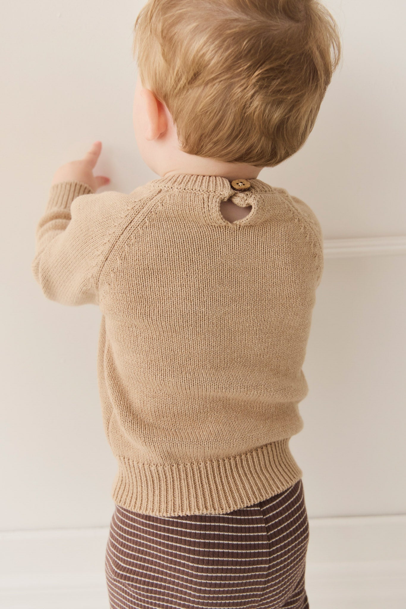 Ethan Jumper - Toffee Marle