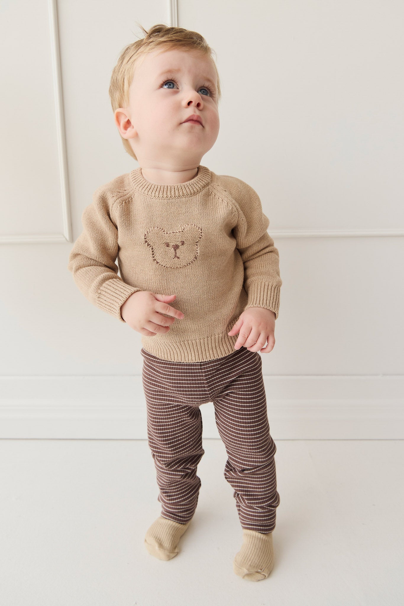 Ethan Jumper - Toffee Marle