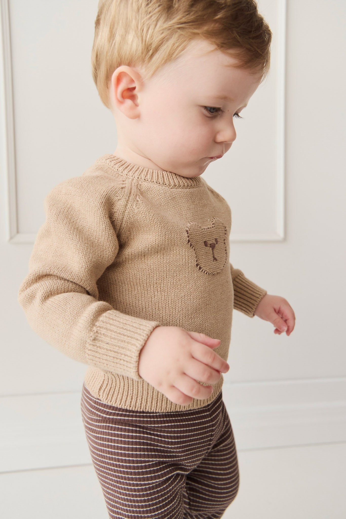 Ethan Jumper - Toffee Marle