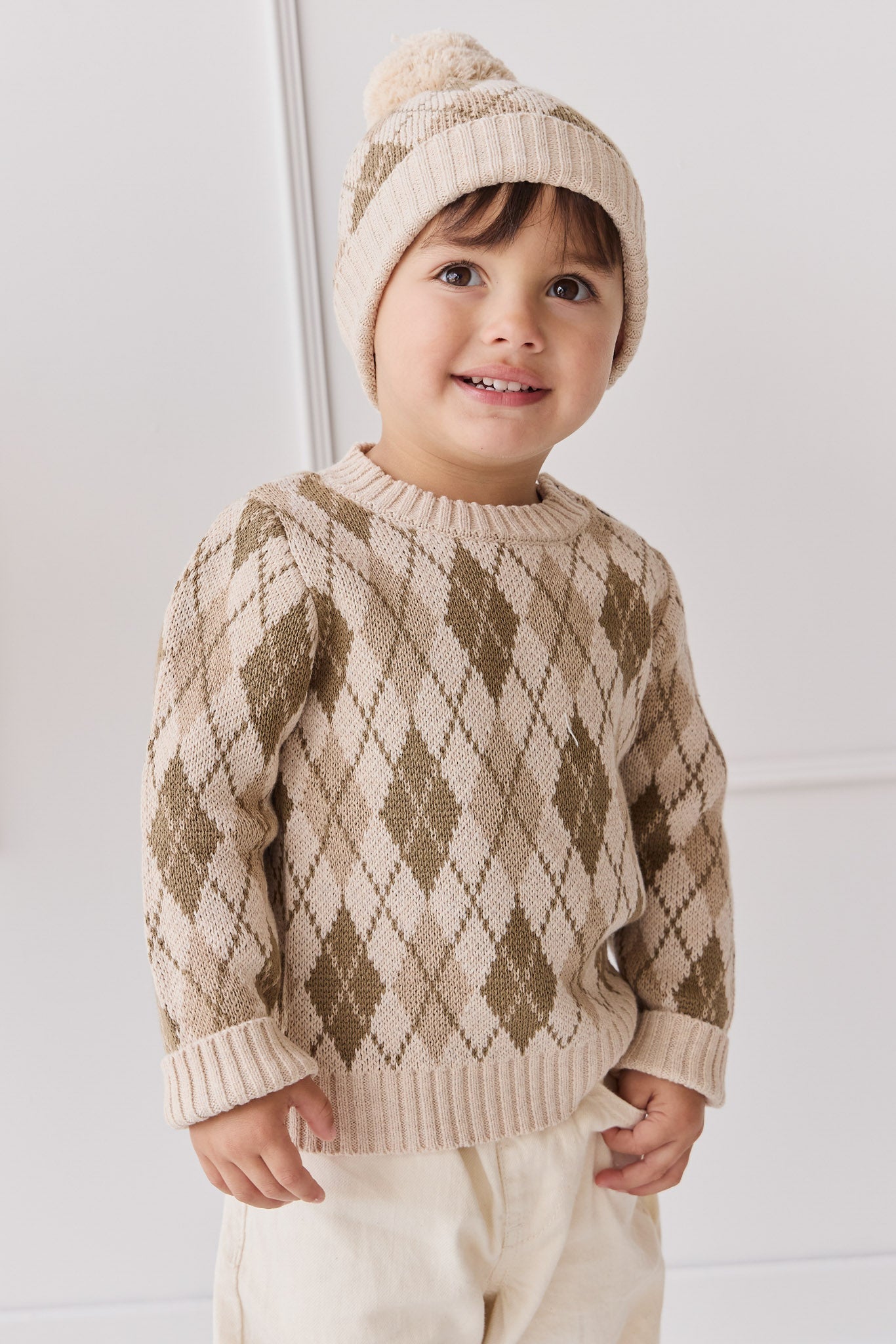 Enzo Hat - Enzo Jacquard Oatmeal Marle