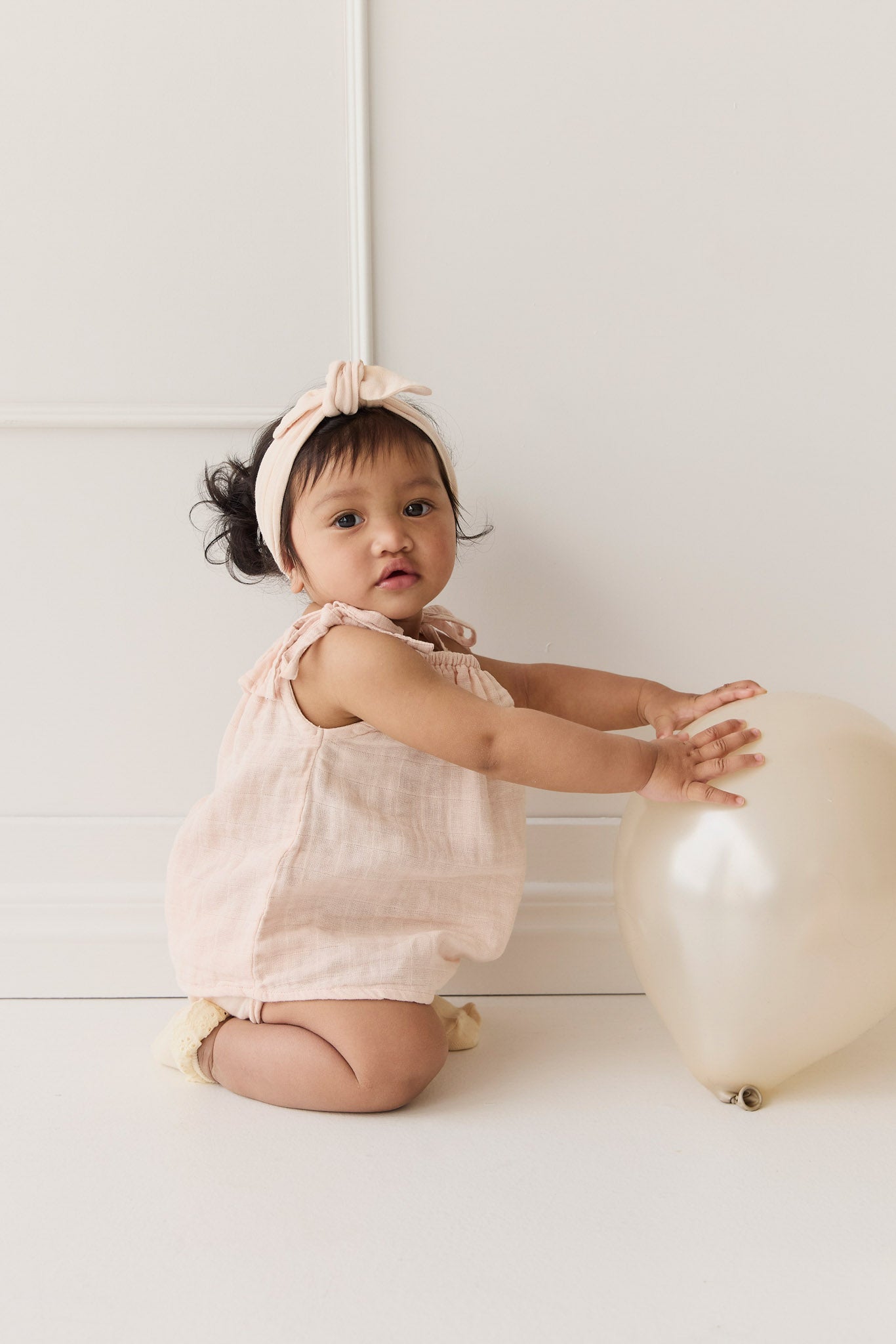 Organic Cotton Muslin Arielle Top - Ballet Pink