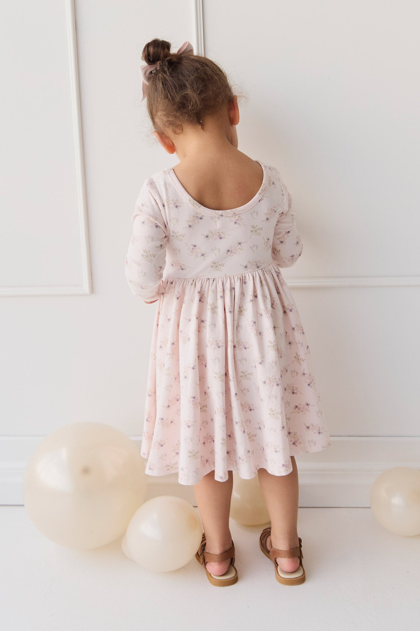 Organic Cotton Tallulah Dress - Sweet Pea Floral