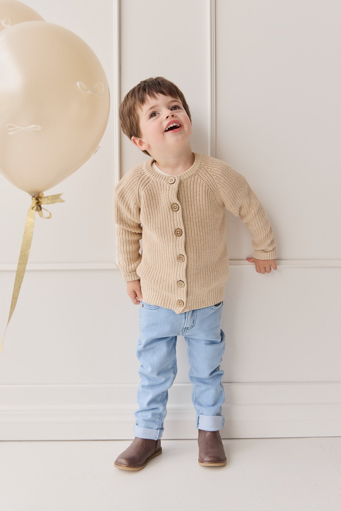 Max Cardigan - Oatmeal Marle