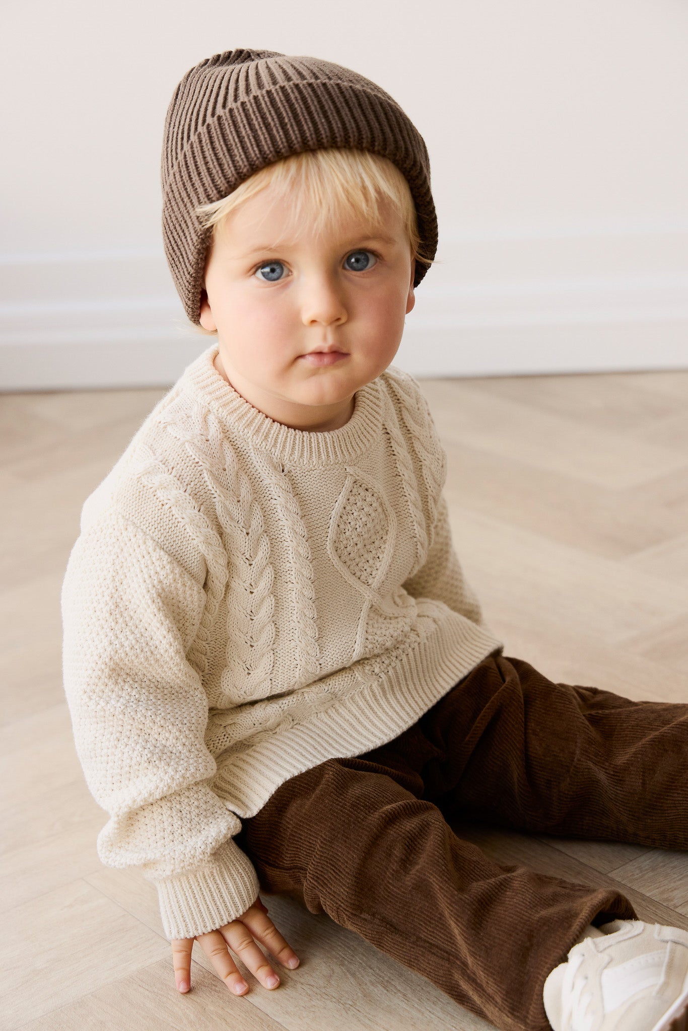 Adam Knit Jumper - Cloud