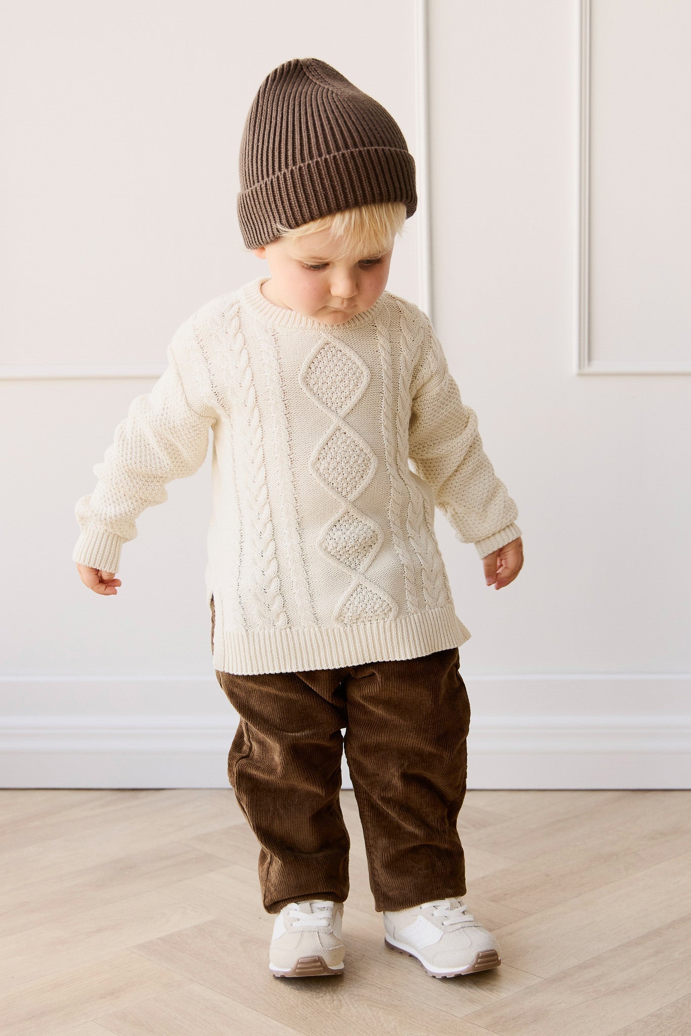 Adam Knit Jumper - Cloud