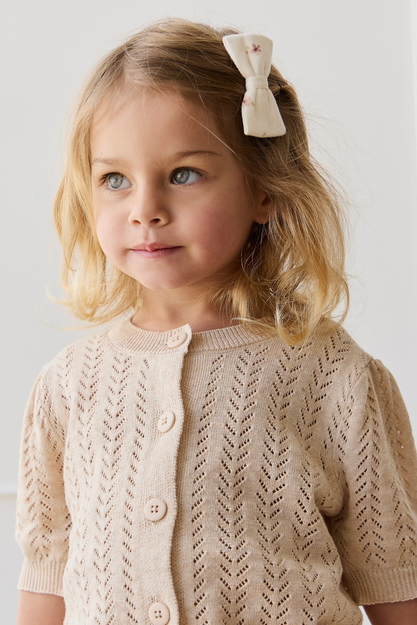 Aria Knitted Top - Oatmeal Marle