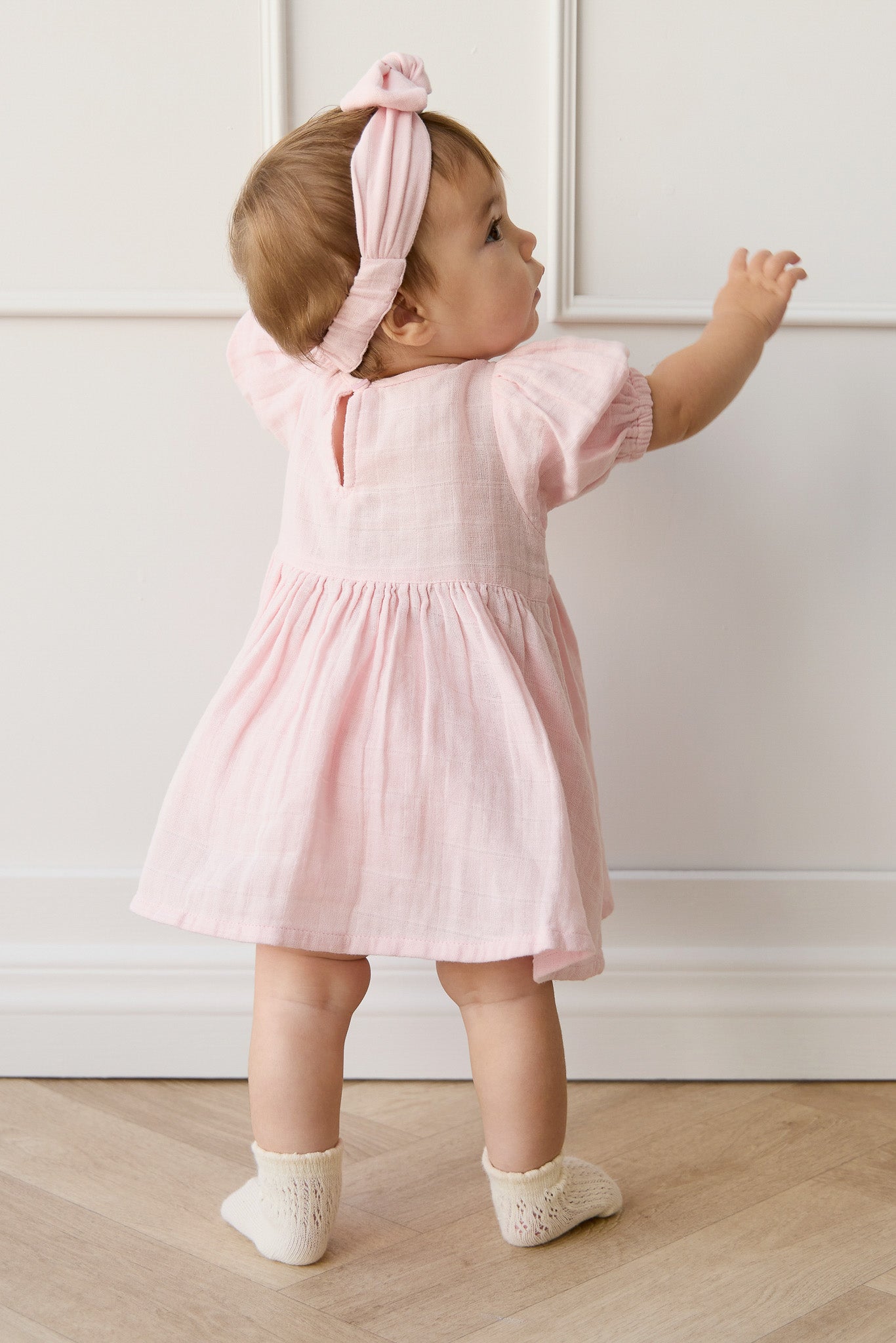 Organic Cotton Muslin Elodie Top - Poppy